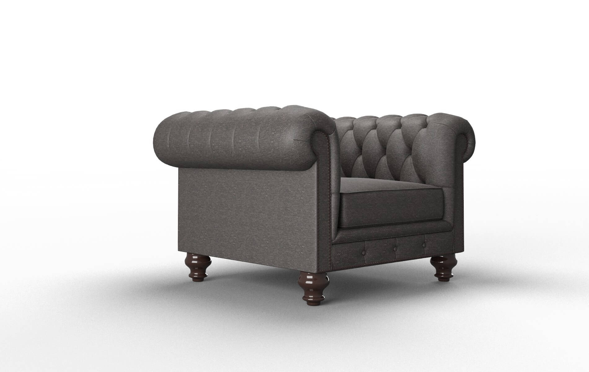 Bordeaux Avenger Denim Chair espresso legs 2