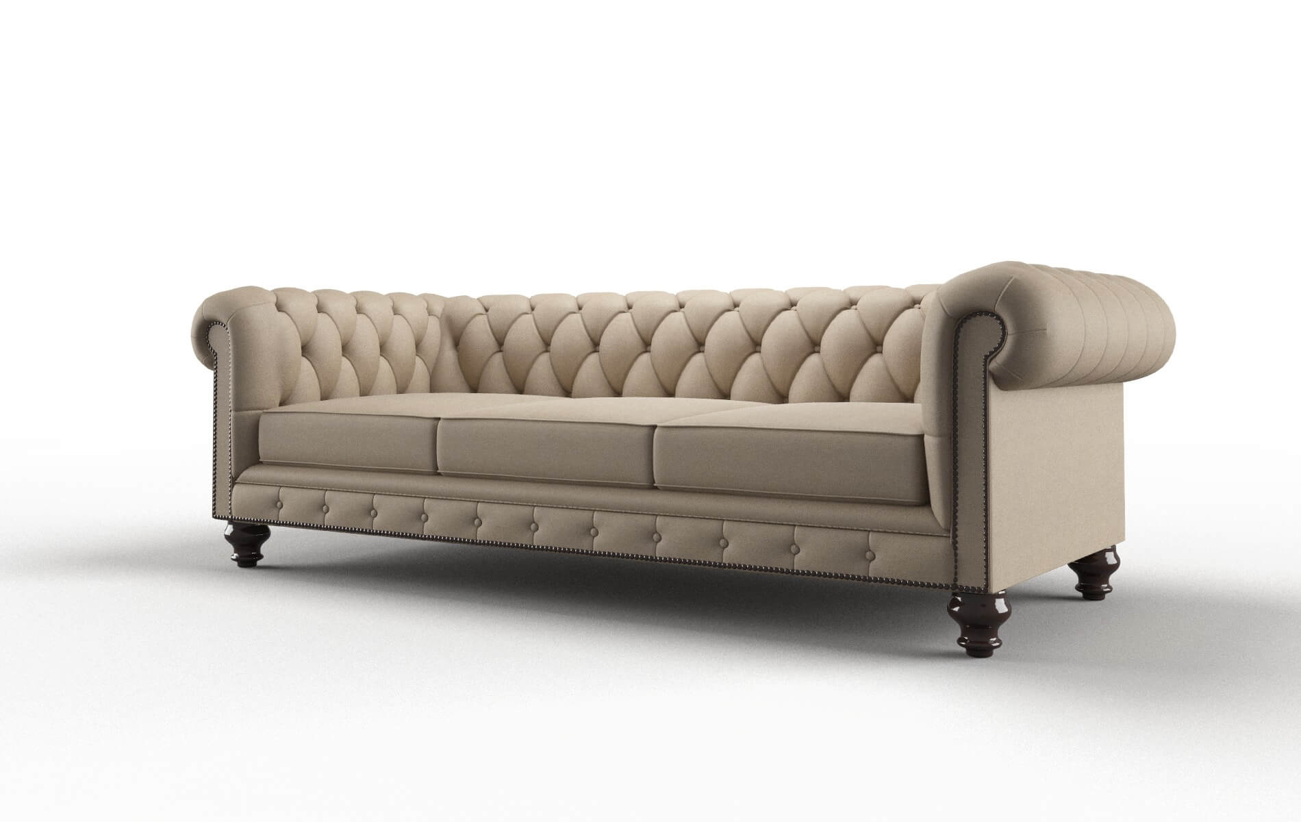 Bordeaux Avenger Driftwood Sofa espresso legs 4