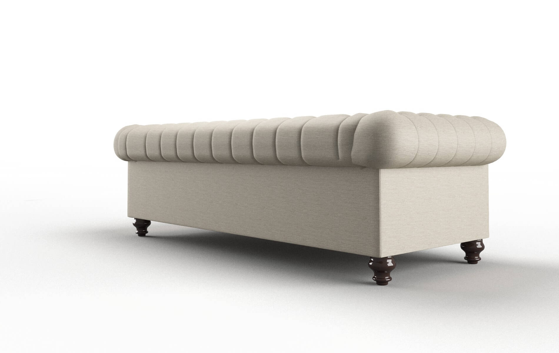 Bordeaux Avenger Pumice Sofa espresso legs 5