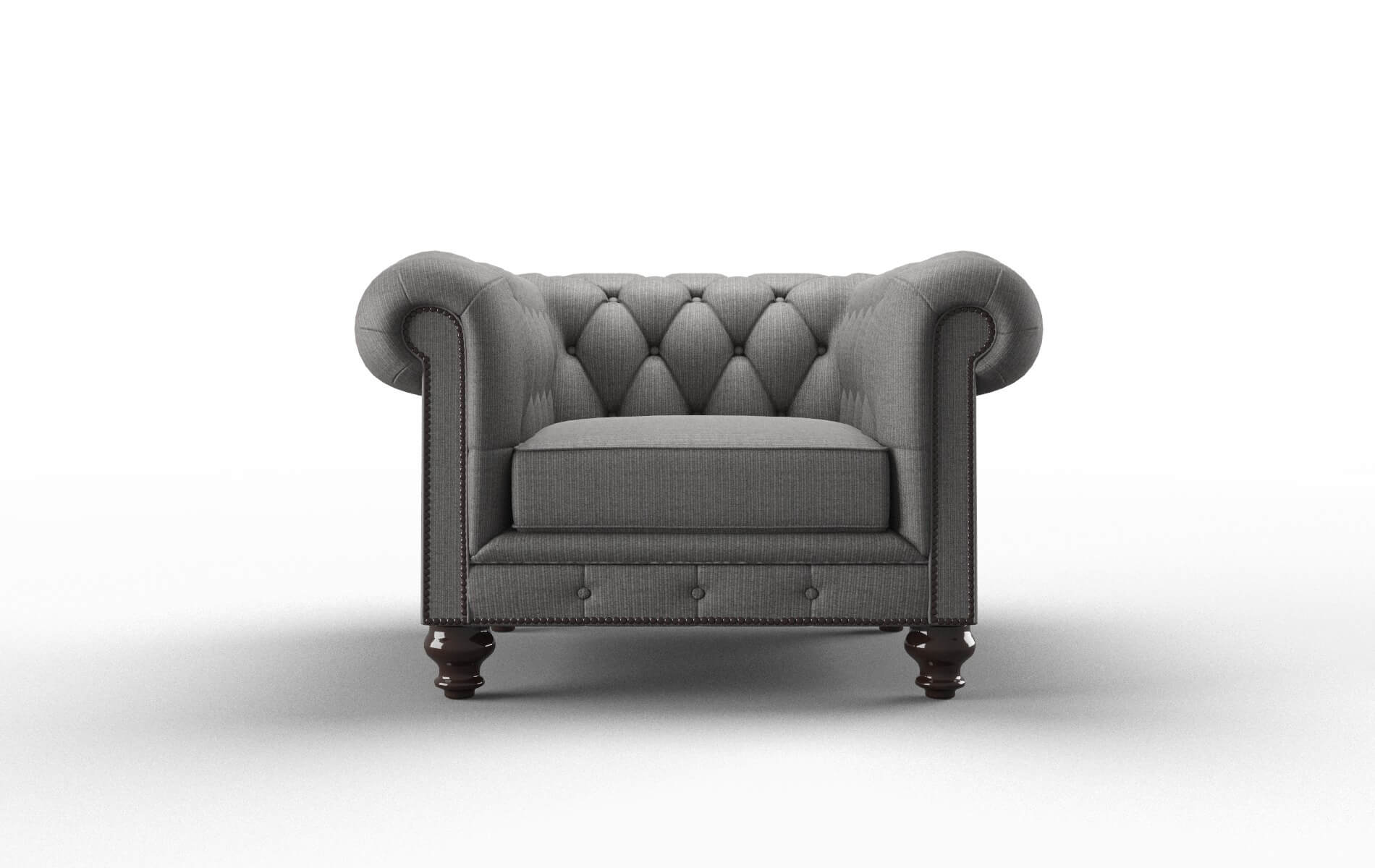 Bordeaux Avenger Zinc chair espresso legs