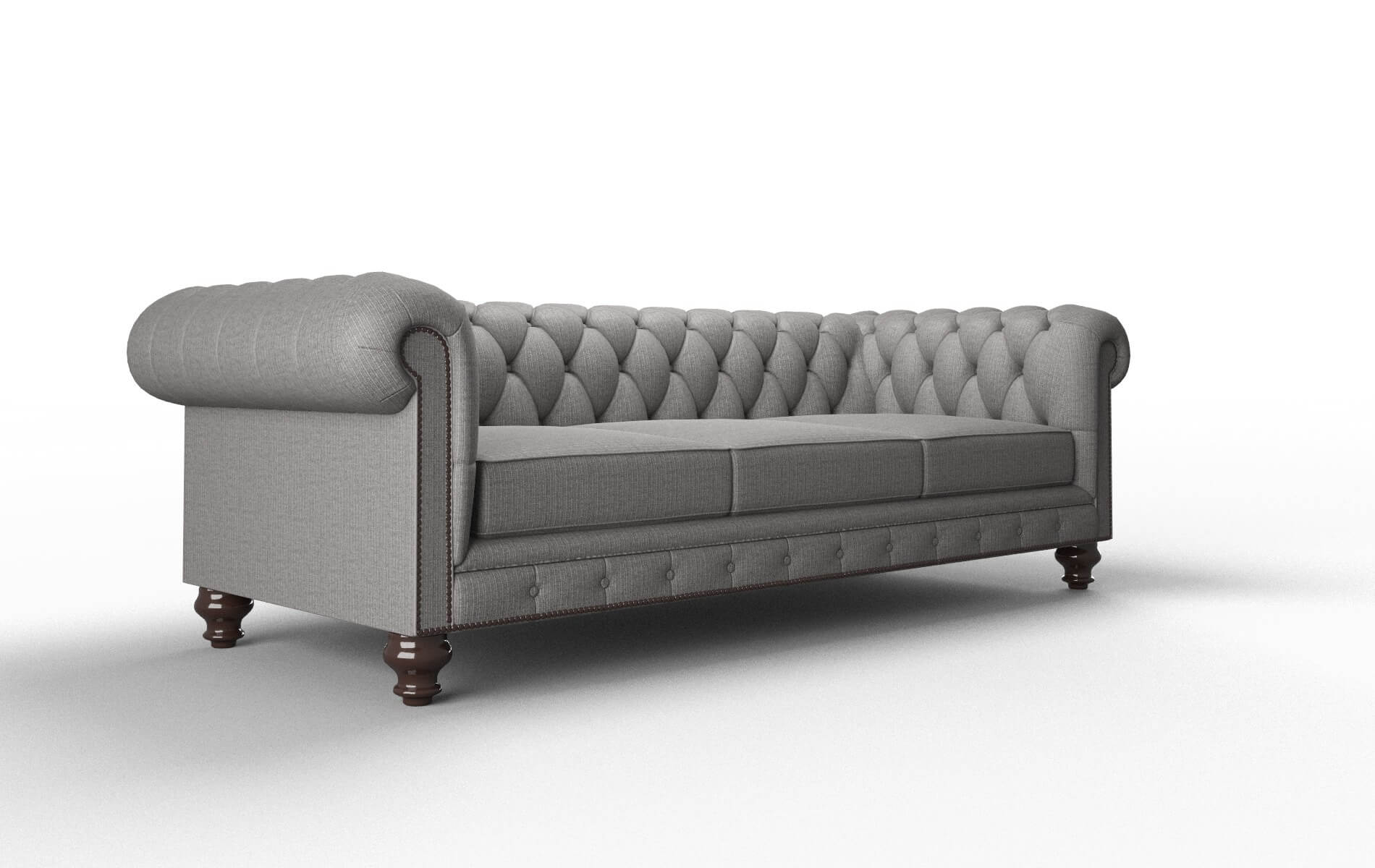 Bordeaux Avenger Zinc Sofa espresso legs 2