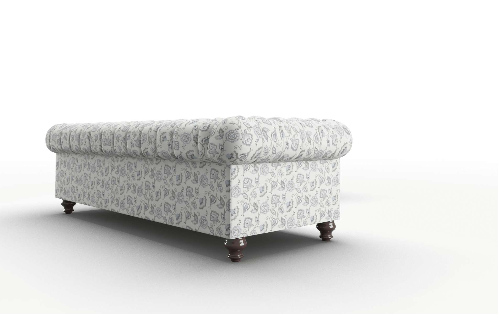 Bordeaux Avignon Sky Sectional espresso legs 3
