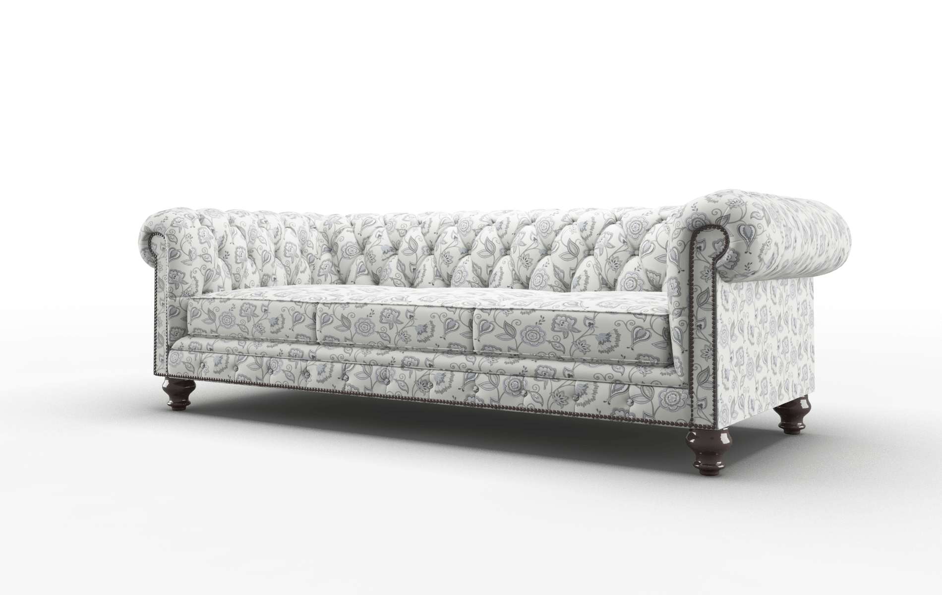 Bordeaux Avignon Sky Sofa espresso legs 4