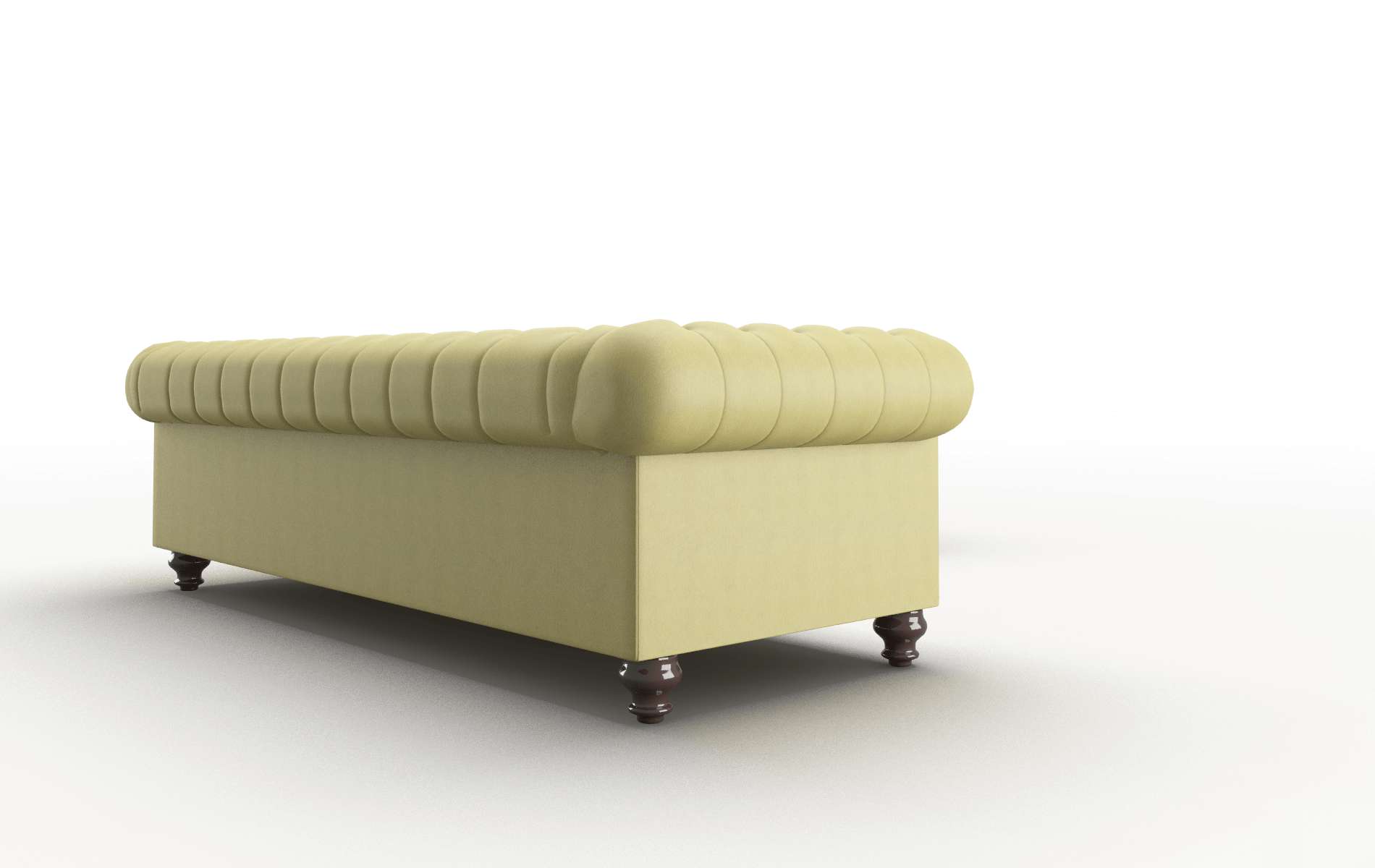 Bordeaux Bella Apple Sectional espresso legs 3