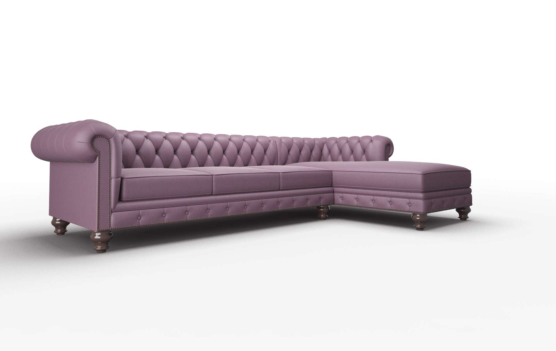 Bordeaux Bella Aubergine Panel espresso legs 2