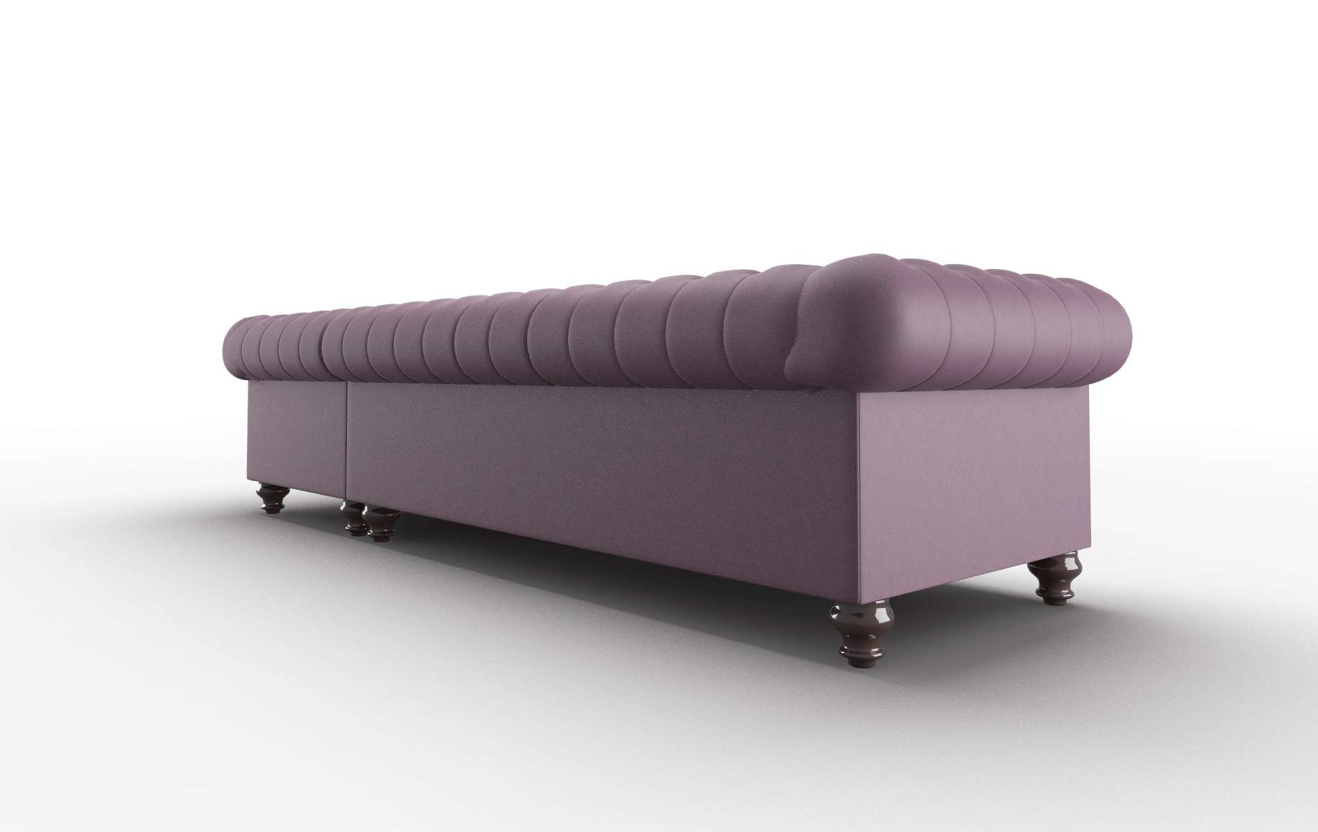 Bordeaux Bella Aubergine Panel espresso legs 5