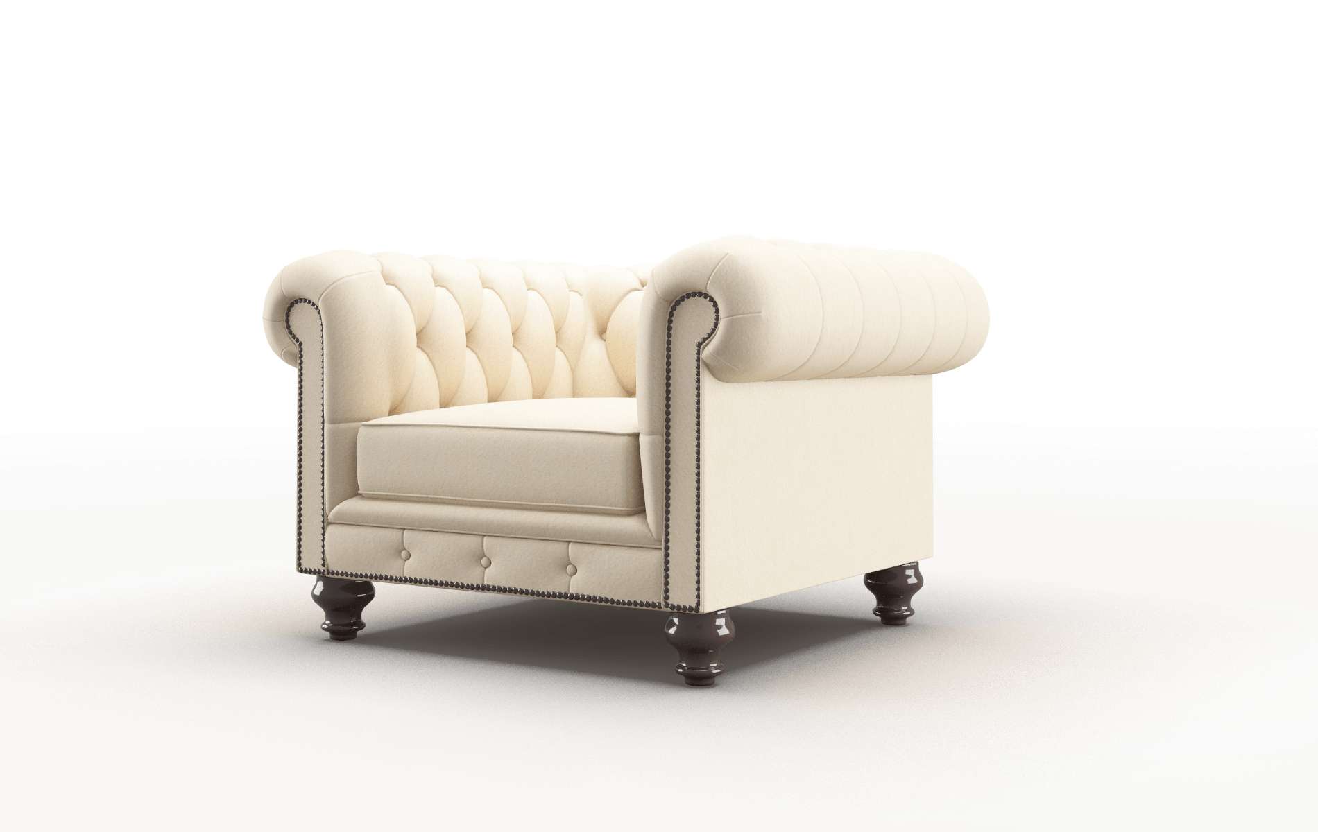 Bordeaux Bella Buckwheat Chair espresso legs 4