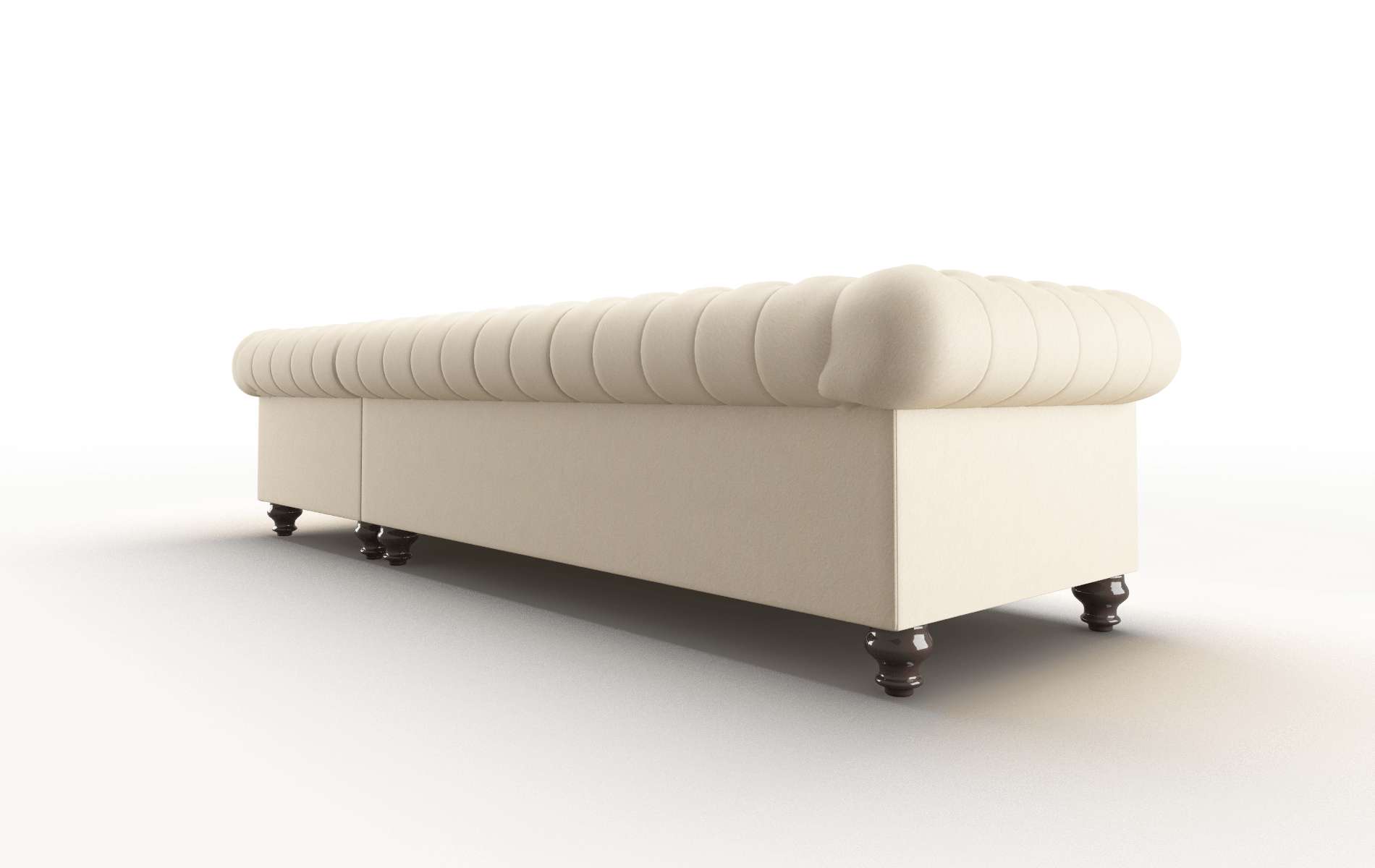 Bordeaux Bella Buckwheat Panel espresso legs 5