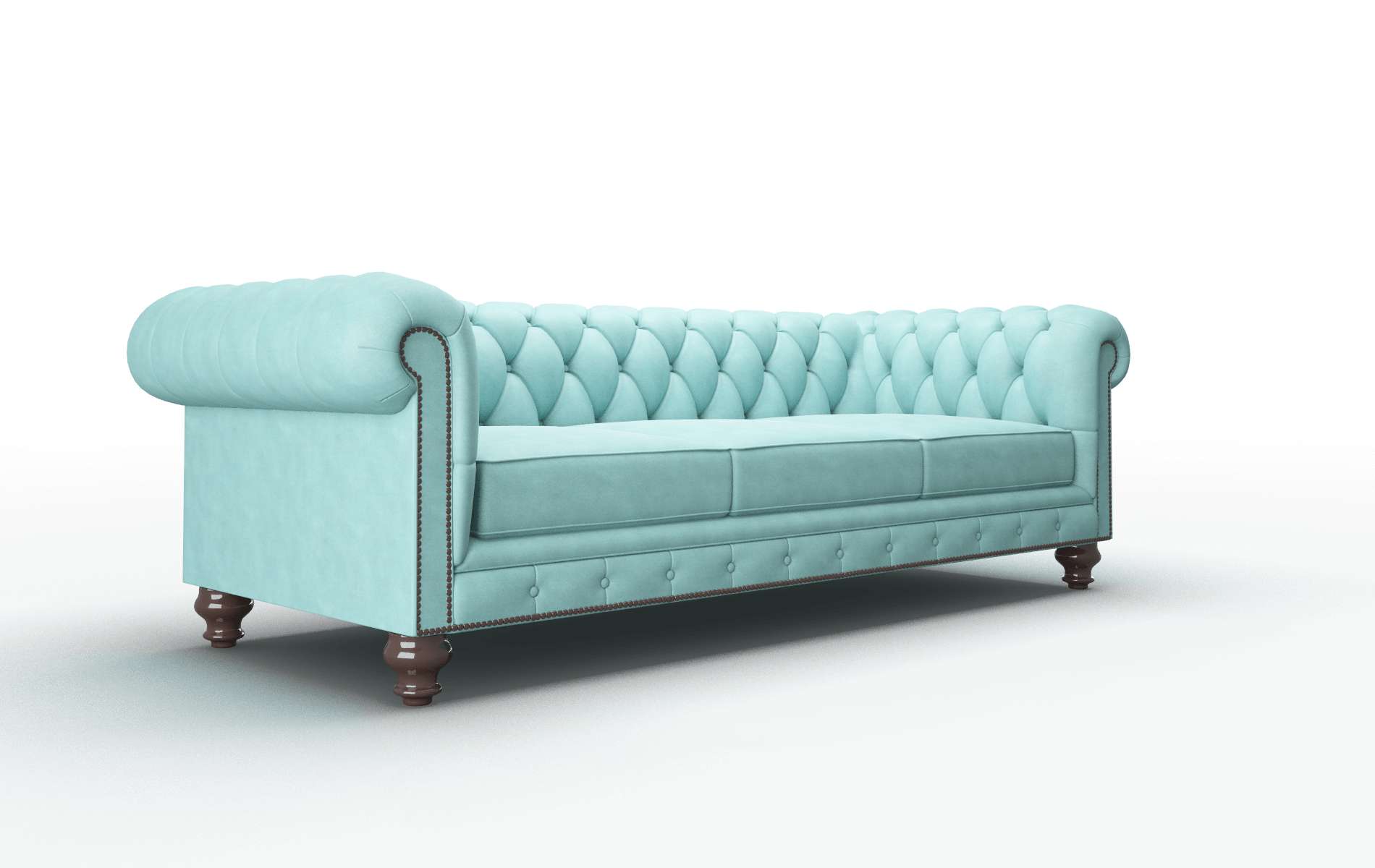 Bordeaux Bella Caribbean Sofa espresso legs 2