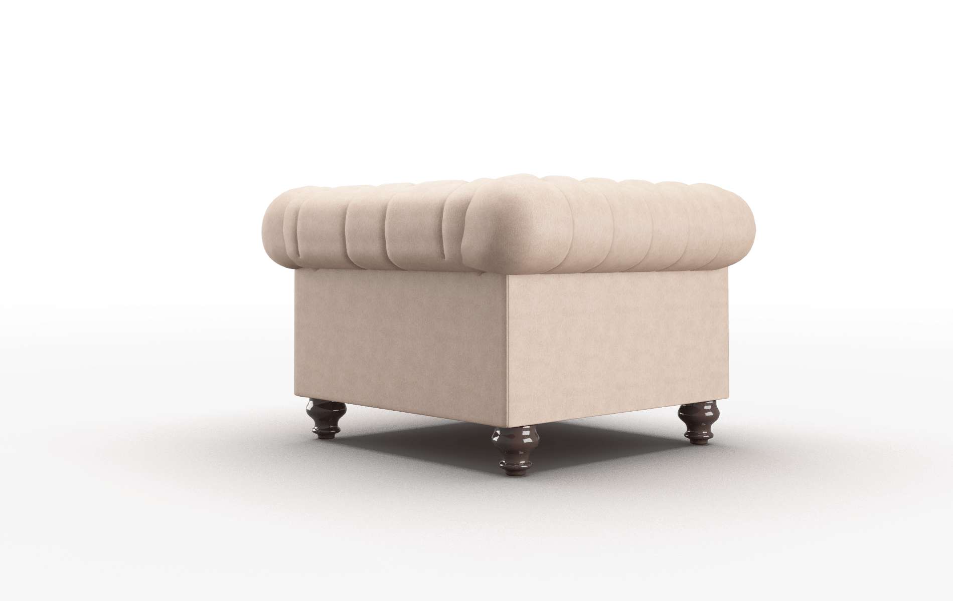 Bordeaux Bella Cocoa Chair espresso legs 5
