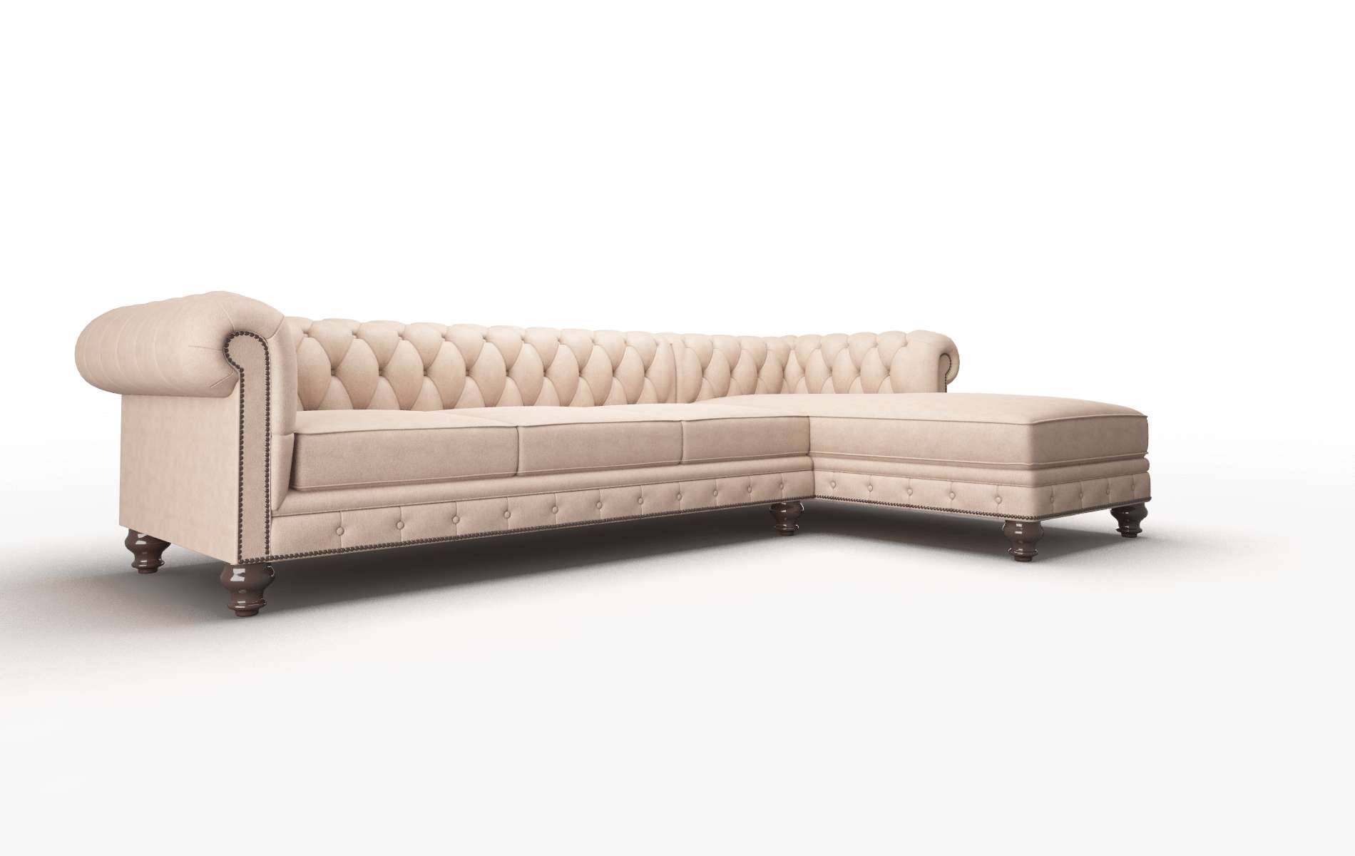 Bordeaux Bella Cocoa Panel espresso legs 2