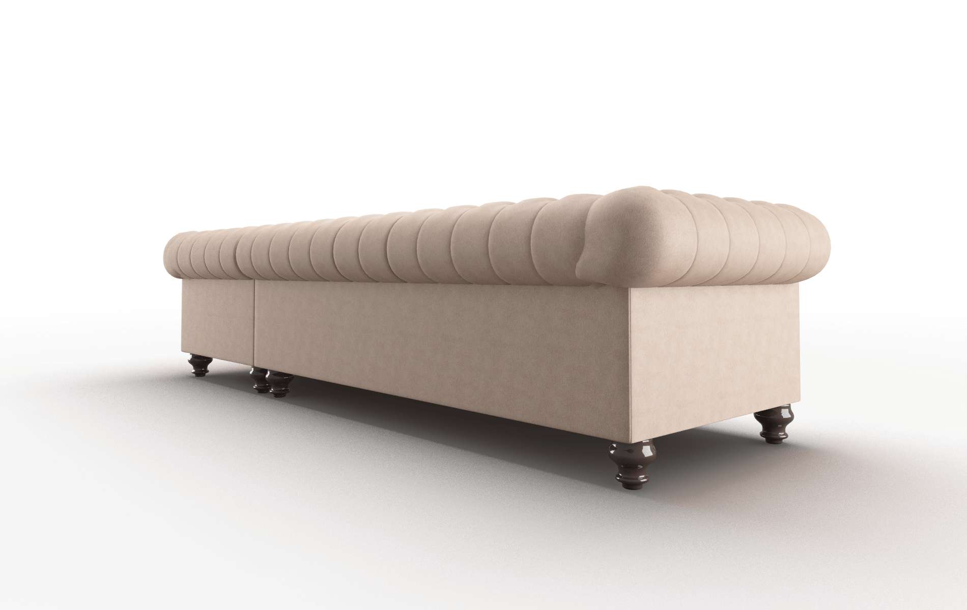 Bordeaux Bella Cocoa Panel espresso legs 5