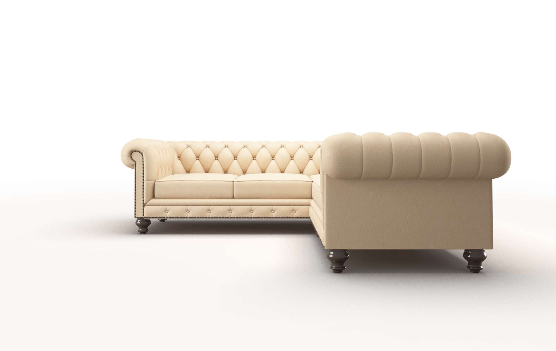 Bordeaux Bella Coffee Sectional espresso legs 5