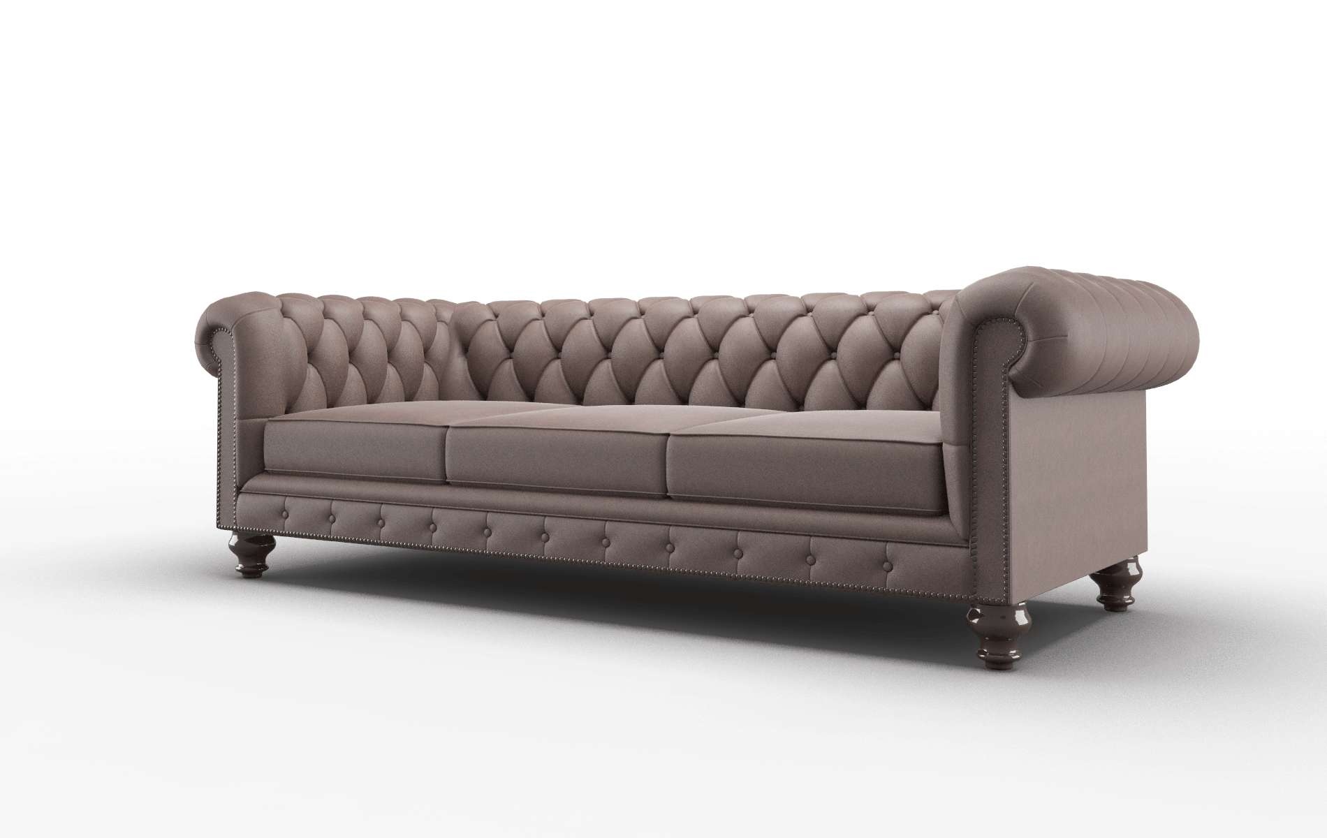 Bordeaux Bella Espresso Sofa espresso legs 4