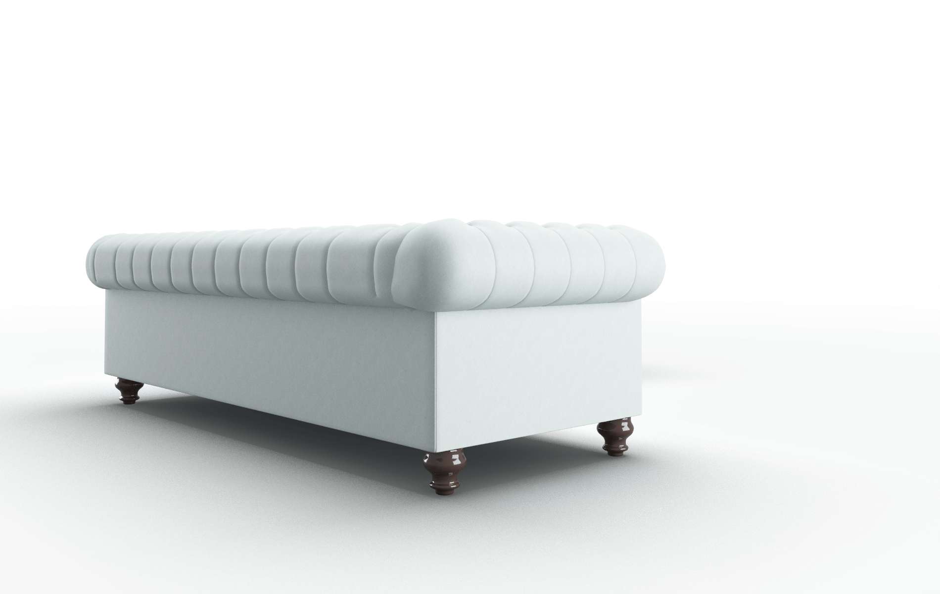 Bordeaux Bella Skylight Sectional espresso legs 3