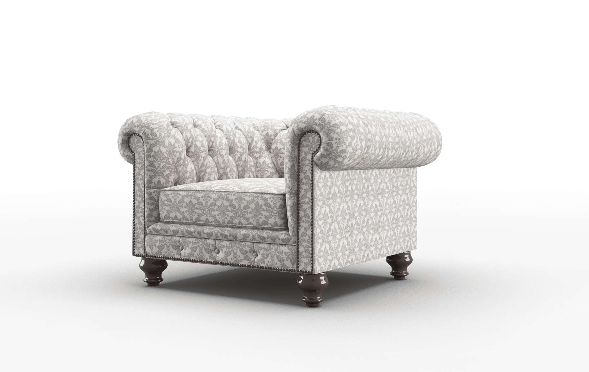 Bordeaux Bergamo Dove Chair espresso legs 4