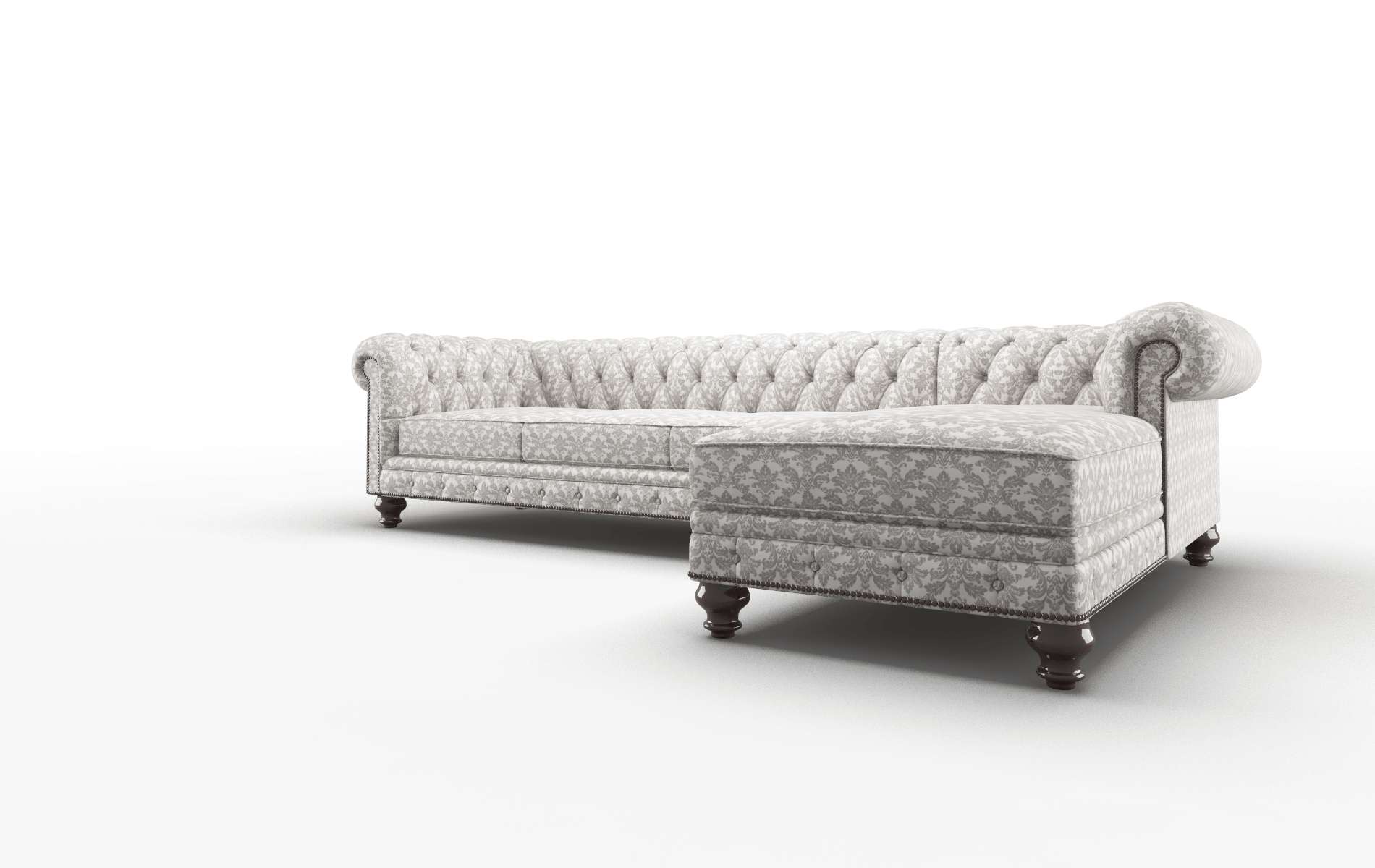 Bordeaux Bergamo Dove Panel espresso legs 4