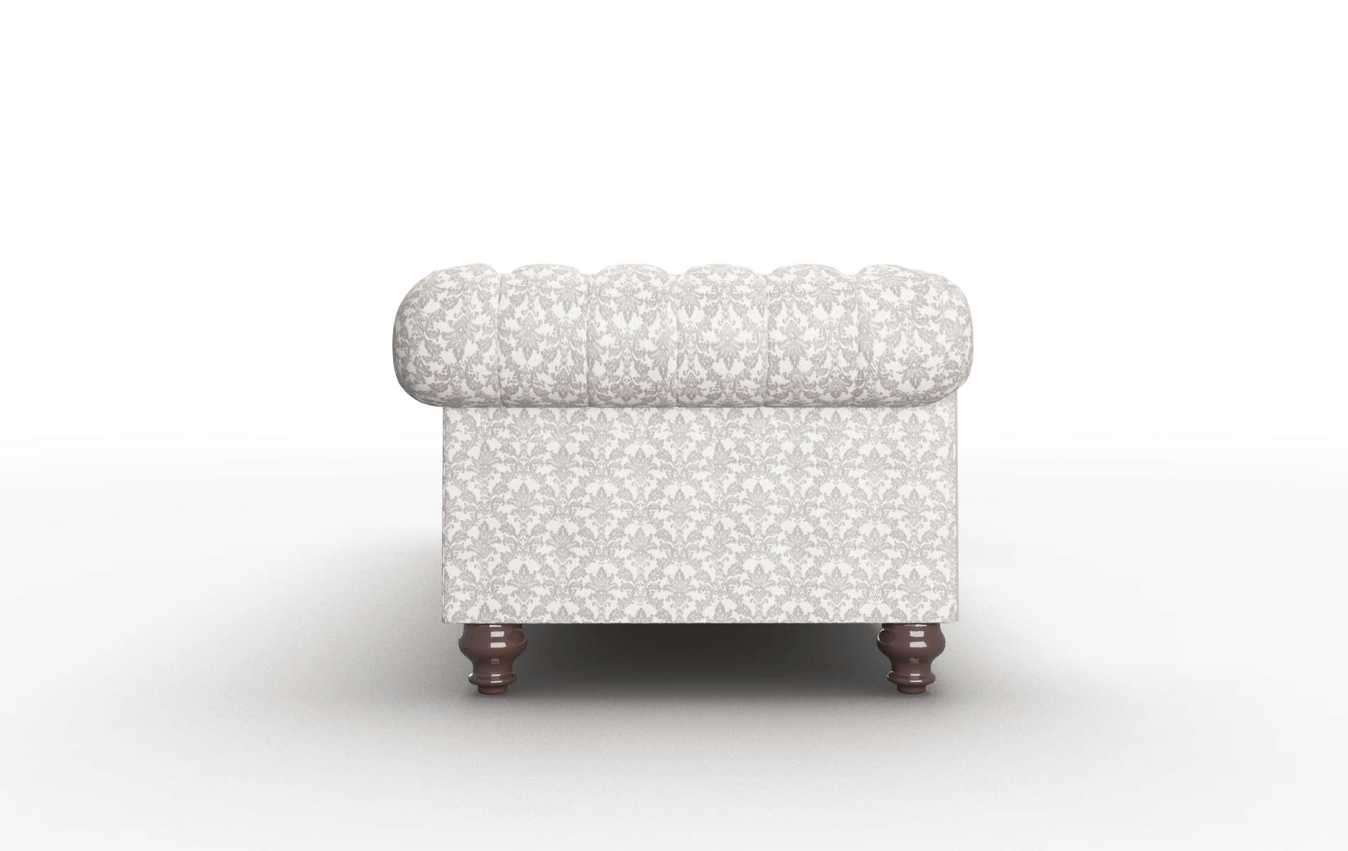 Bordeaux Bergamo Dove Sofa espresso legs 3