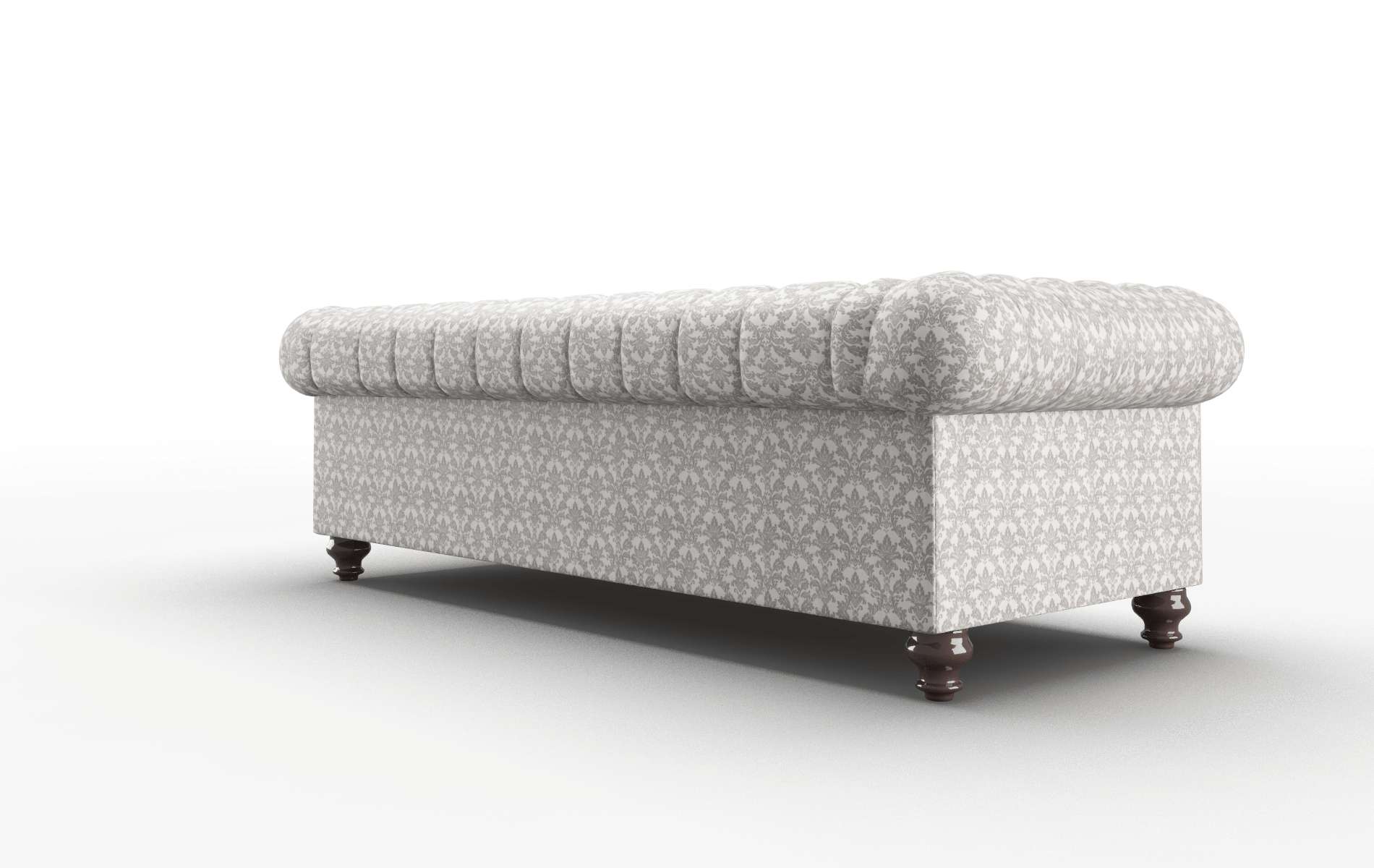 Bordeaux Bergamo Dove Sofa espresso legs 5