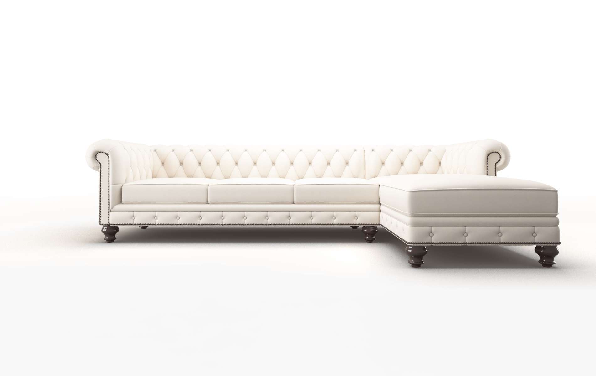 Bordeaux Blanche milky Panel Espresso Legs  1