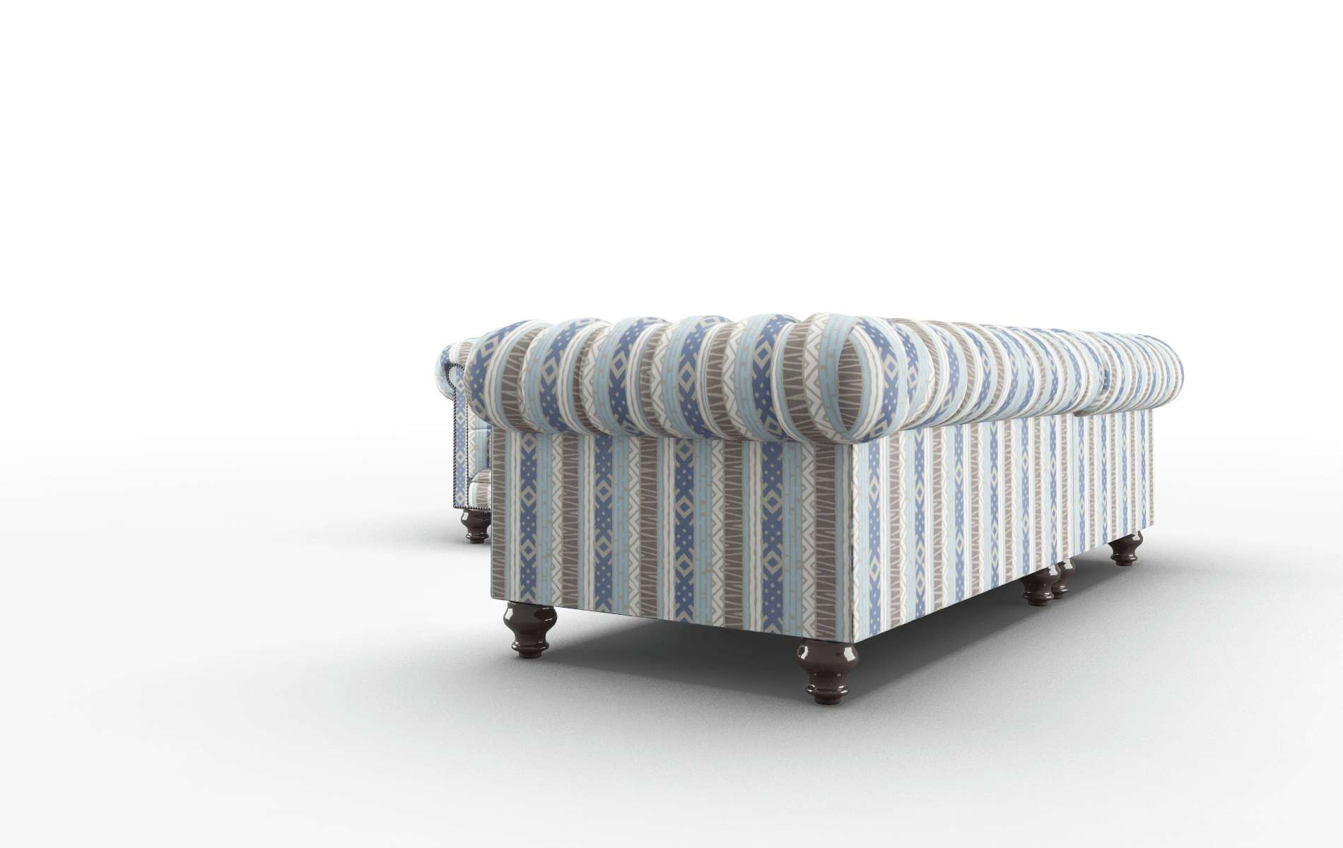 Bordeaux Bodhi Indigo Sectional espresso legs 4