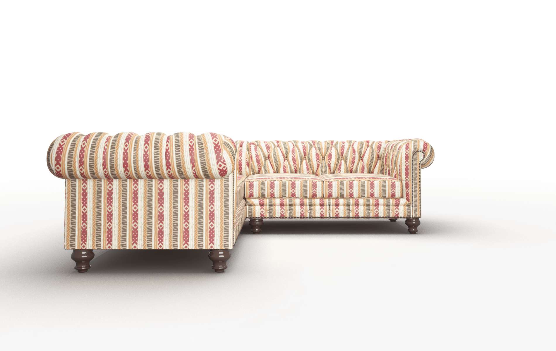 Bordeaux Bodhi Tango Sectional espresso legs 2