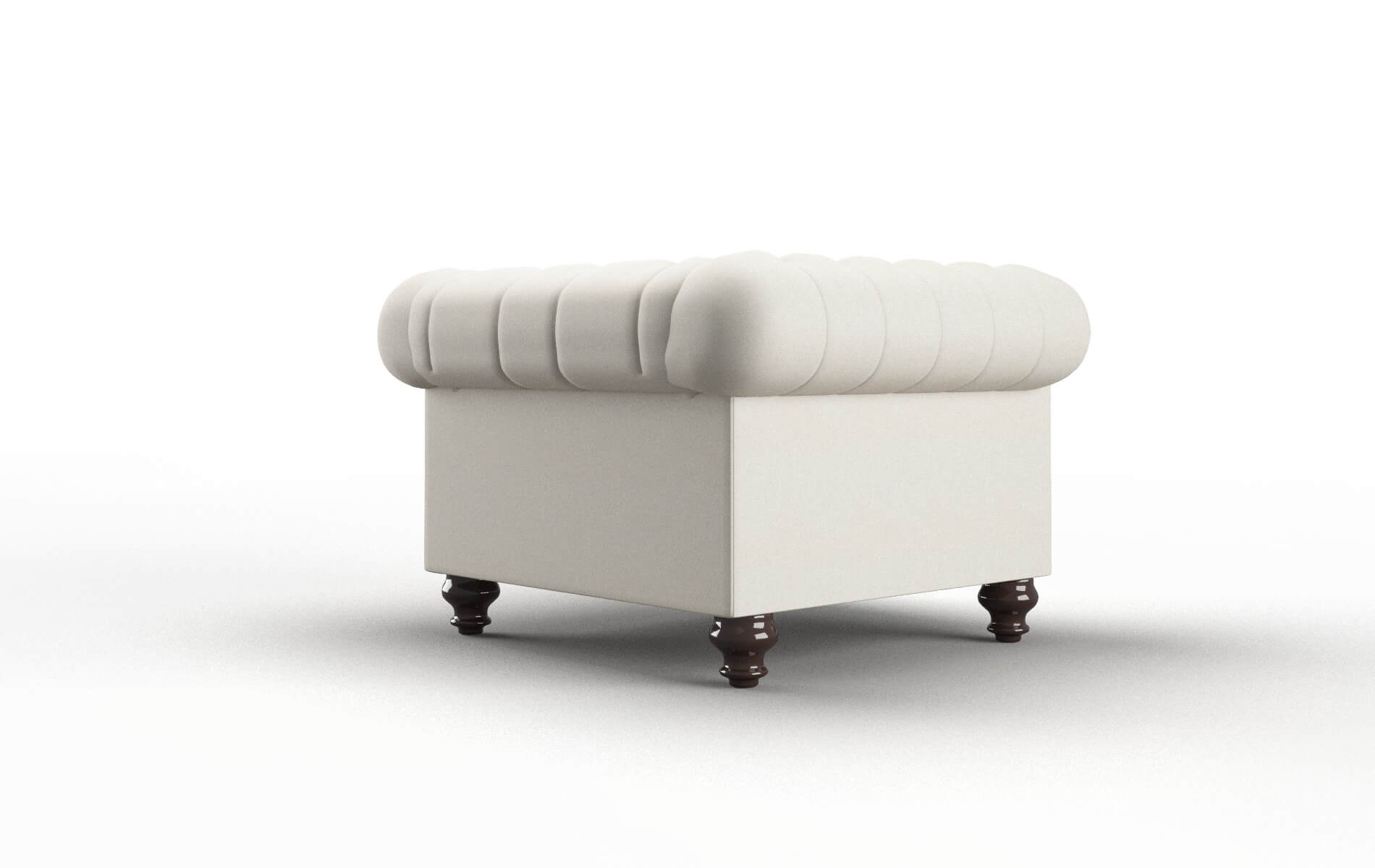 Bordeaux Bungalow Ivory Chair espresso legs 5