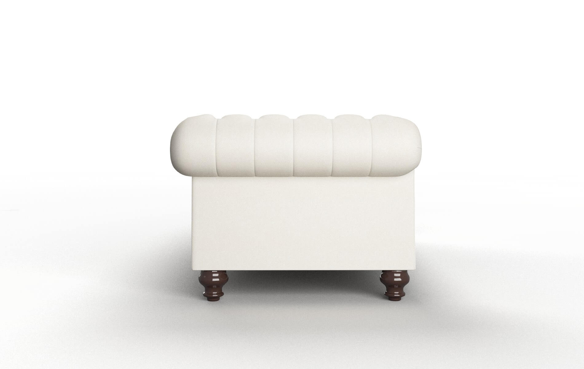 Bordeaux Bungalow Ivory Sofa espresso legs 3