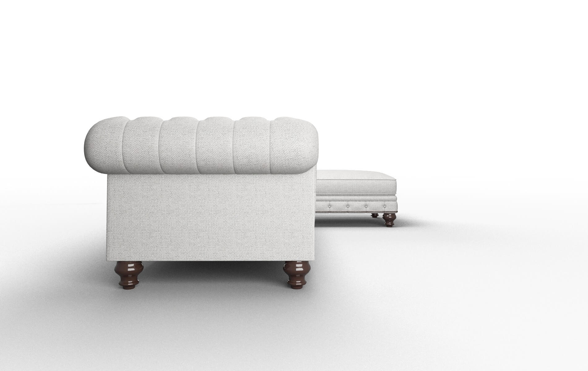 Bordeaux Catalina Silver Panel espresso legs 3