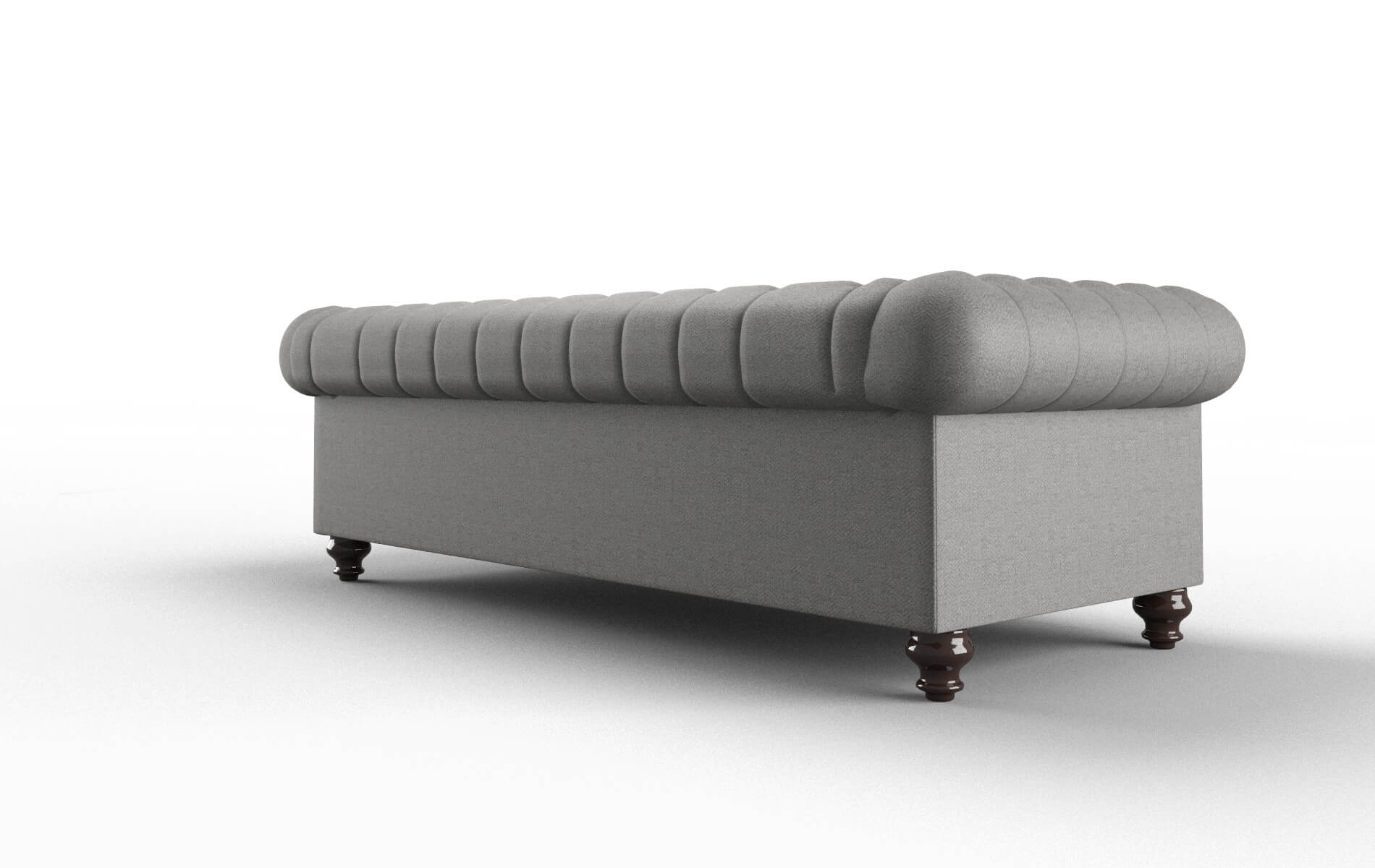 Bordeaux Catalina Steel Sofa espresso legs 5
