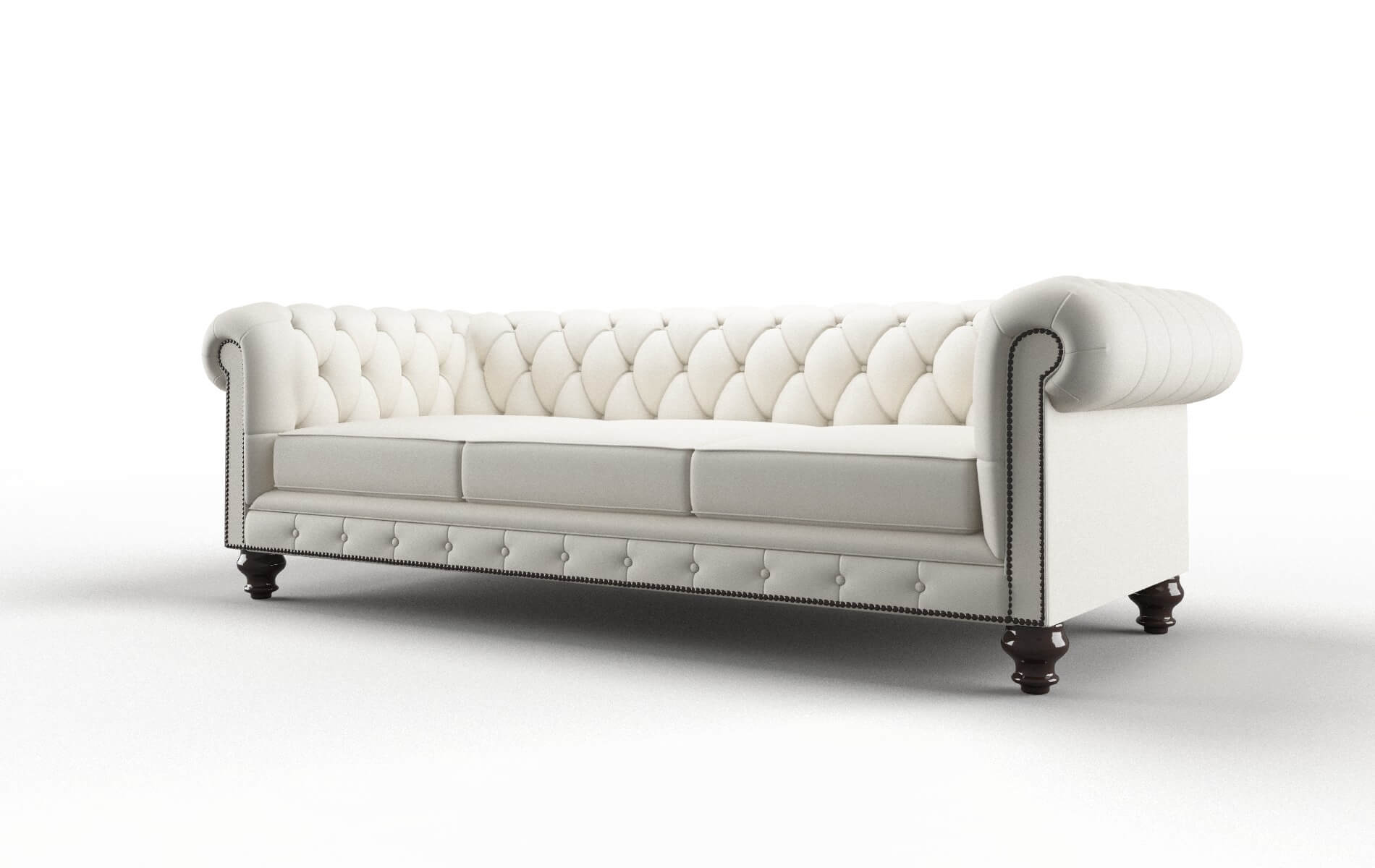 Bordeaux Chance Bone Sofa espresso legs 4