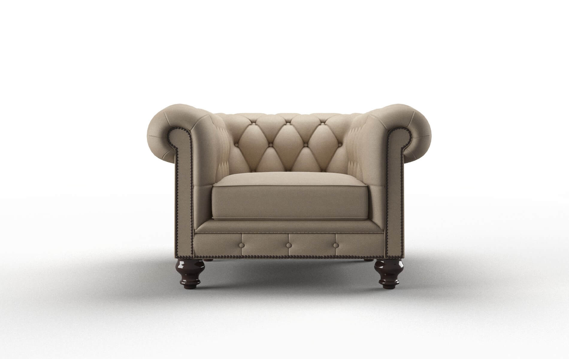 Bordeaux Chance Platinum Chair espresso legs 1