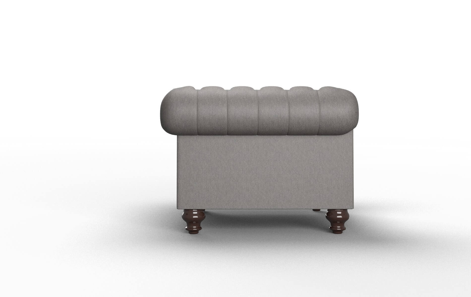 Bordeaux Cosmo Charcoal Chair espresso legs 3