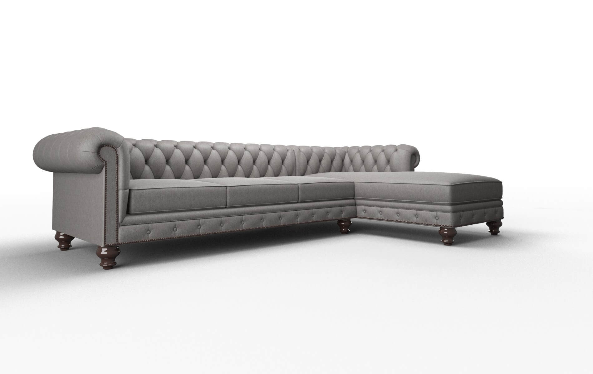 Bordeaux Cosmo Charcoal Panel espresso legs 2