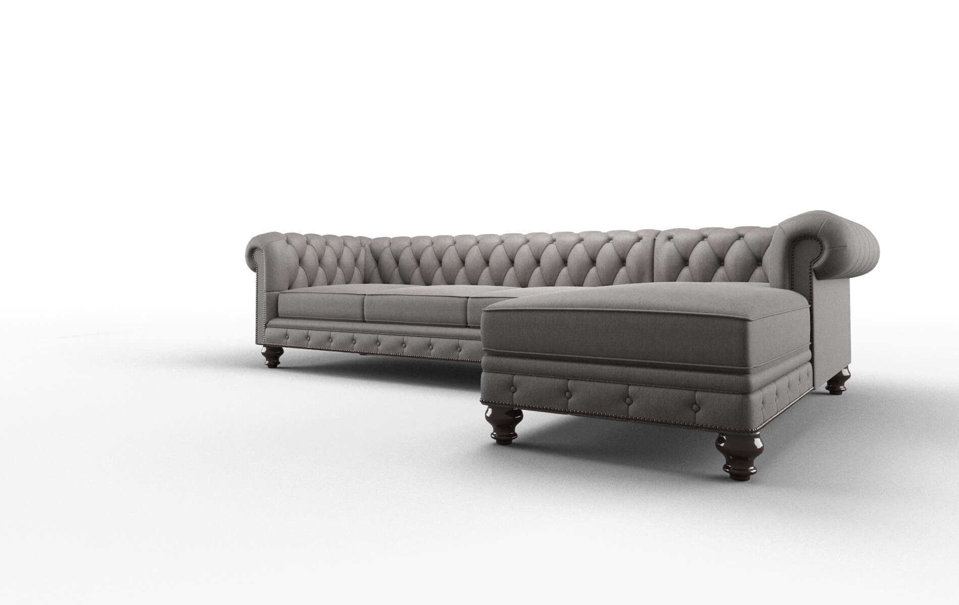 Bordeaux Cosmo Charcoal Panel espresso legs 4