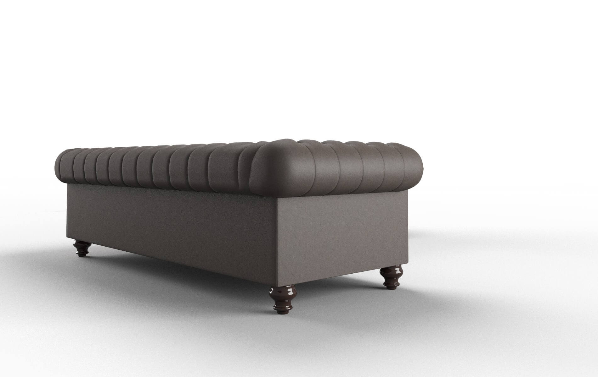 Bordeaux Cosmo Chocolate Sectional espresso legs 3