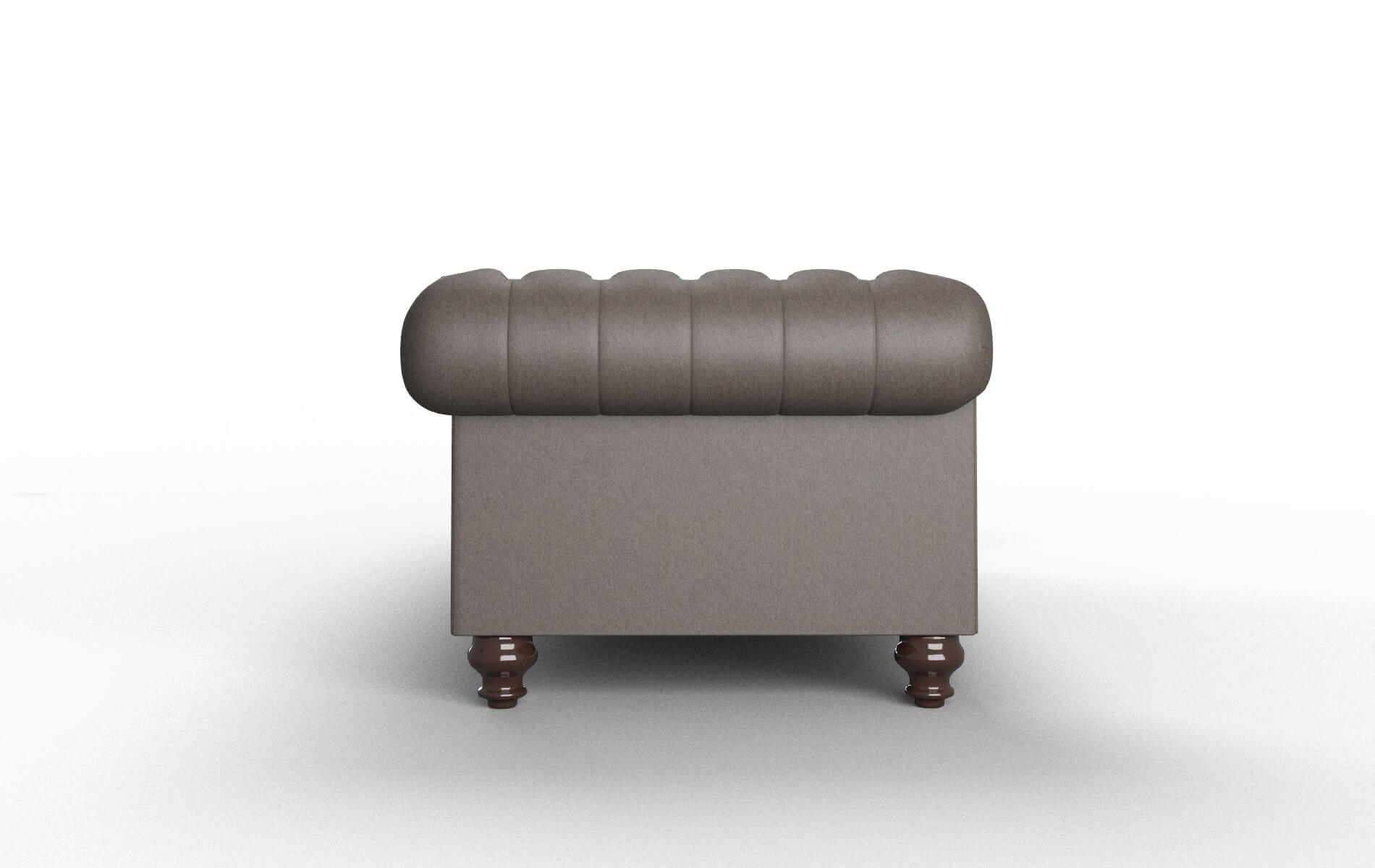 Bordeaux Cosmo Chocolate Sofa espresso legs 3