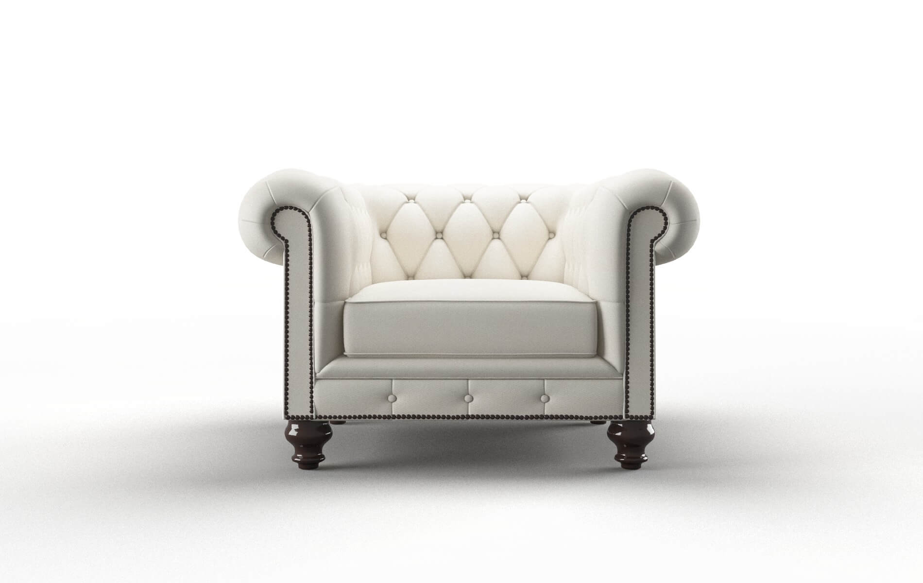 Bordeaux Cosmo ivory Chair Espresso Legs  1