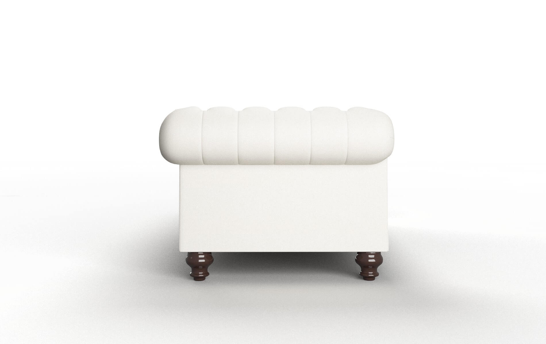 Bordeaux Cosmo Ivory Sofa espresso legs 3