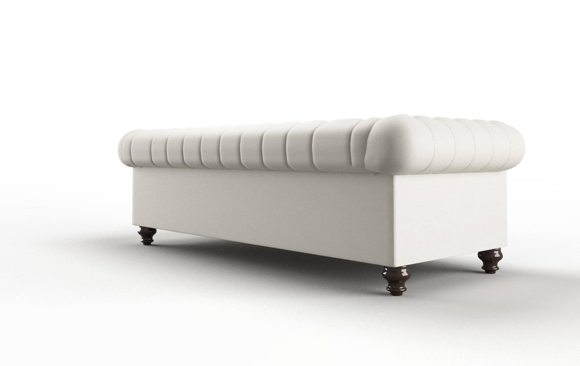Bordeaux Cosmo Ivory Sofa espresso legs 5