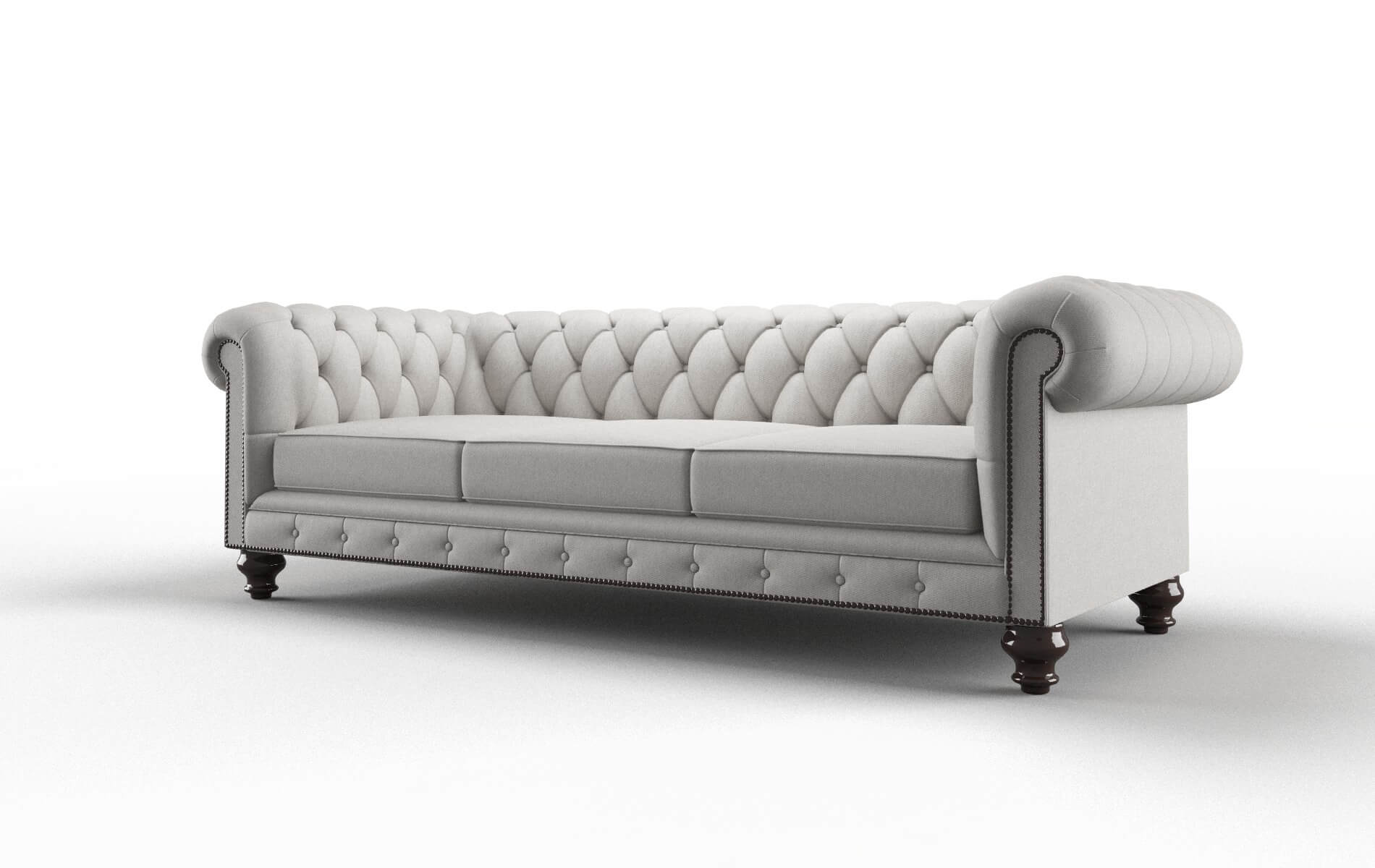 Bordeaux Cosmo Silver Sofa espresso legs 4