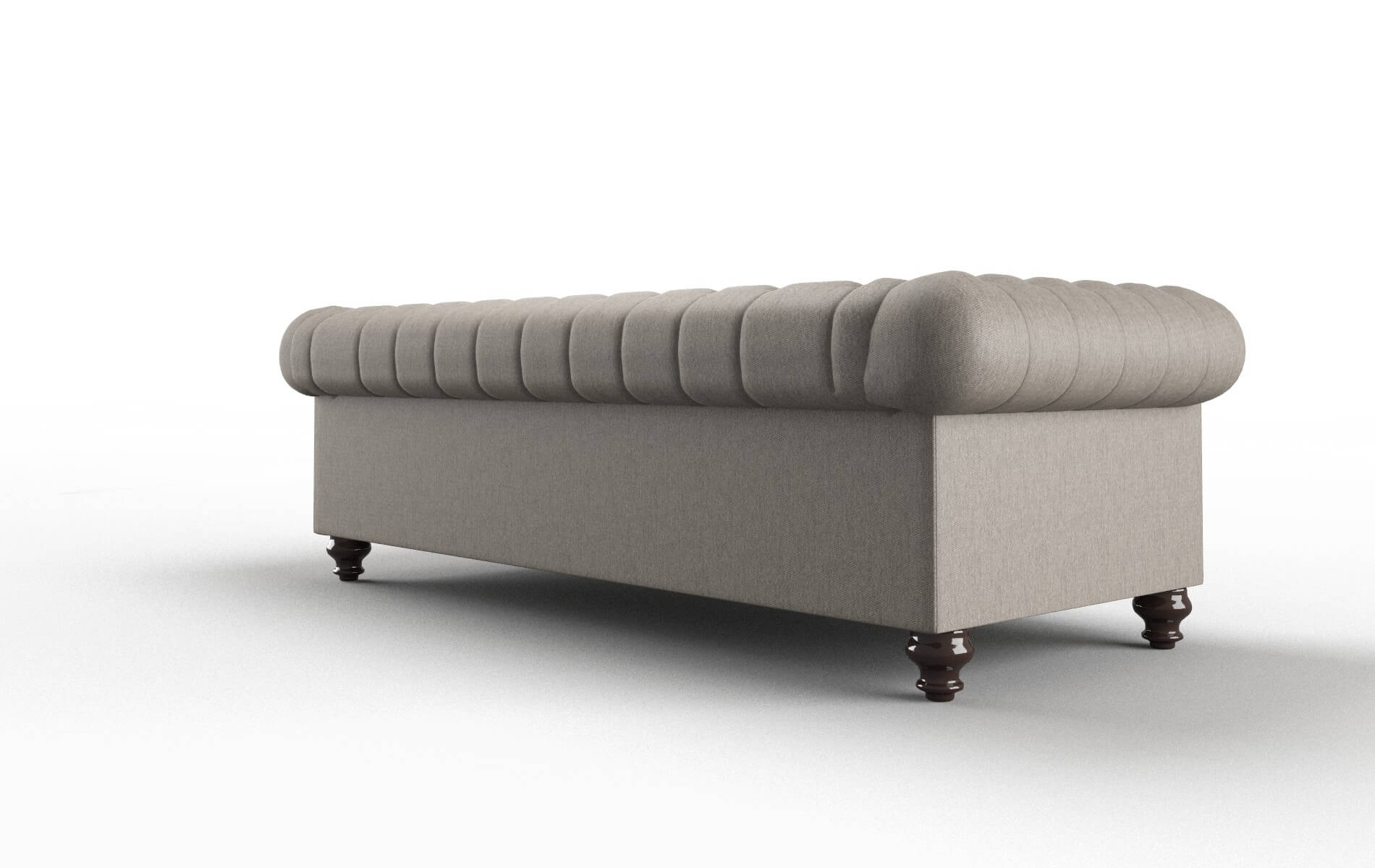 Bordeaux Cosmo Taupe Sofa espresso legs 5