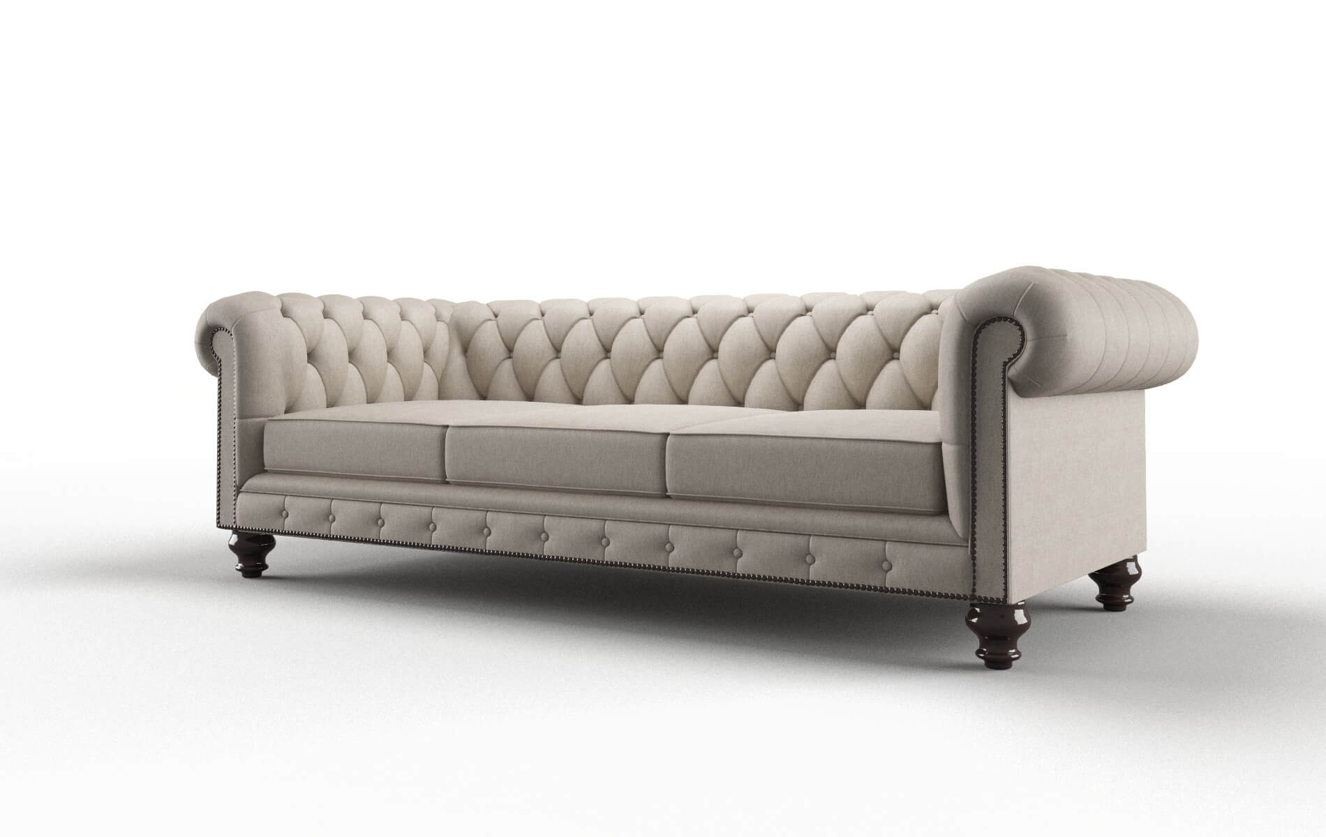 Bordeaux Cosmo Vintage Sofa espresso legs 4