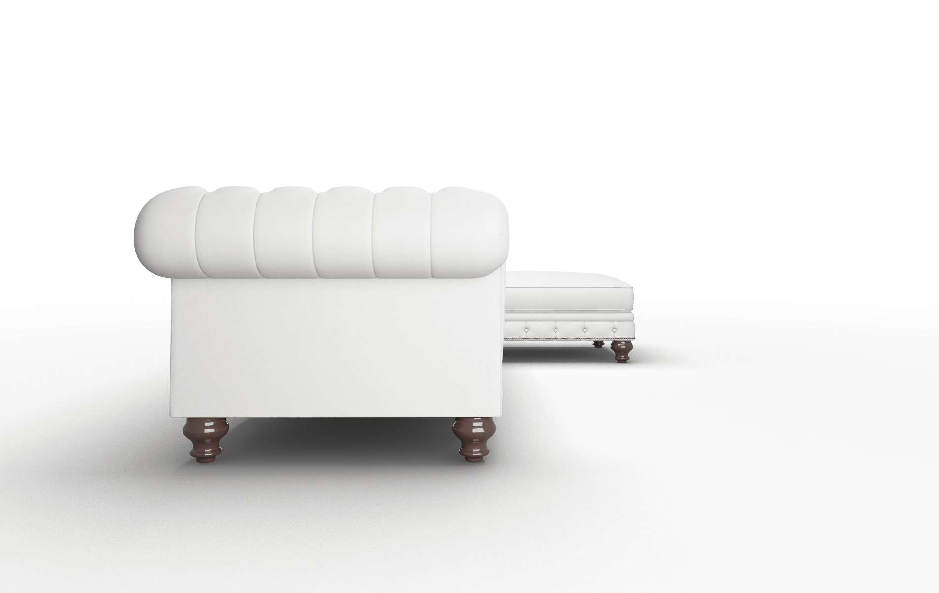 Bordeaux Dawson Platinum Panel espresso legs 3