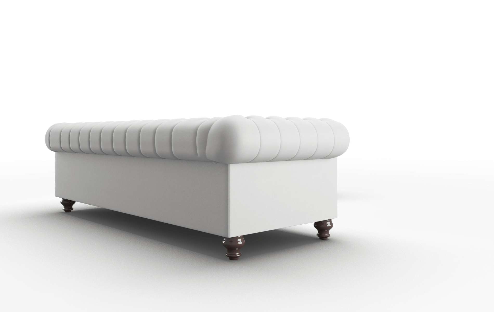 Bordeaux Dawson Platinum Sectional espresso legs 3