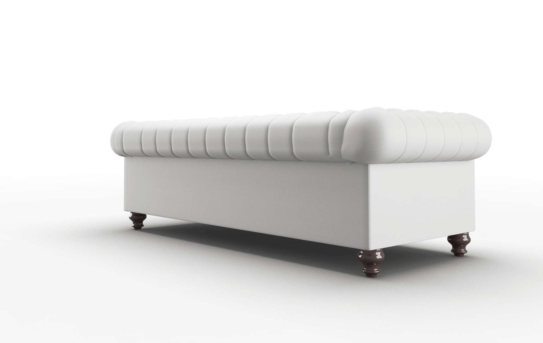 Bordeaux Dawson Platinum Sofa espresso legs 5