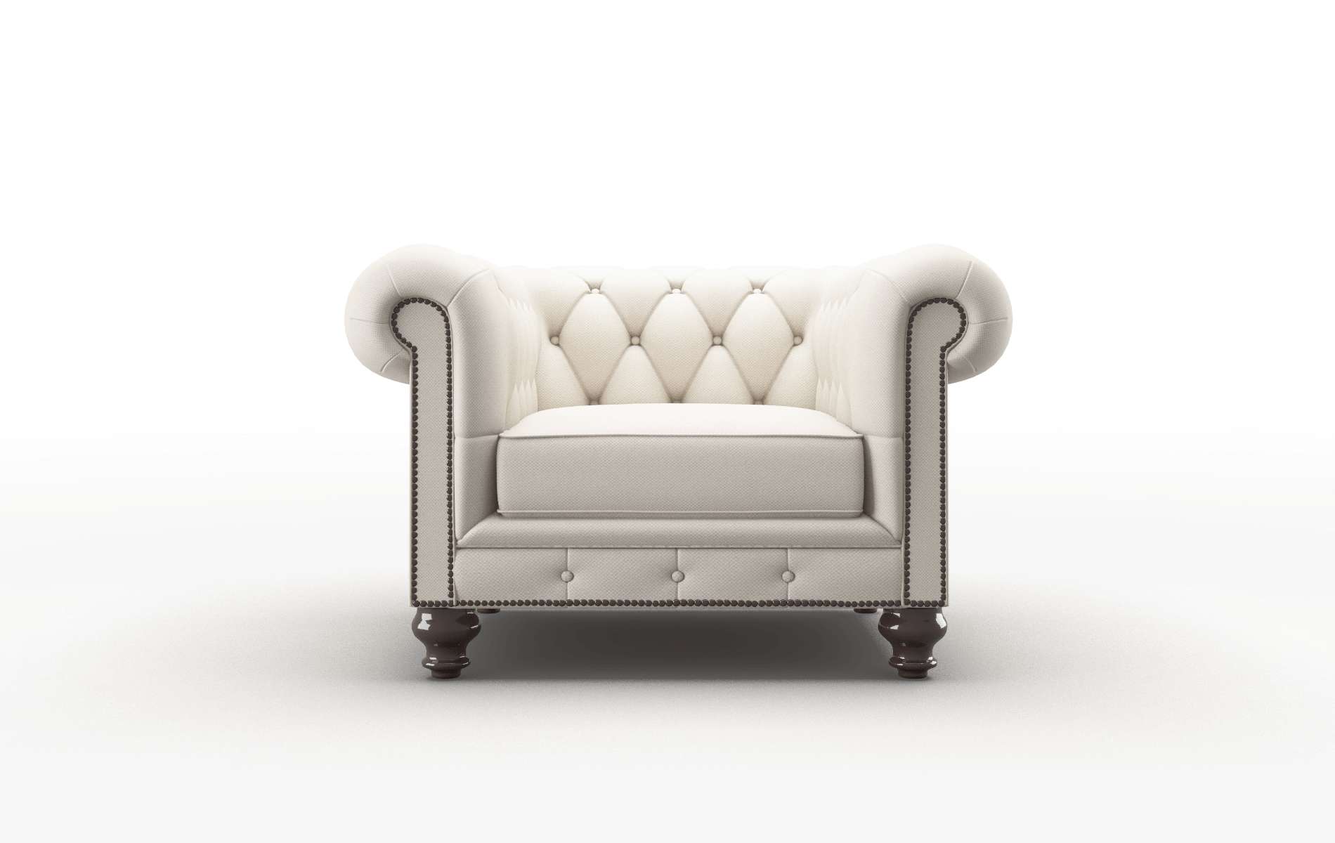 Bordeaux Dawson sand Chair Espresso Legs  1