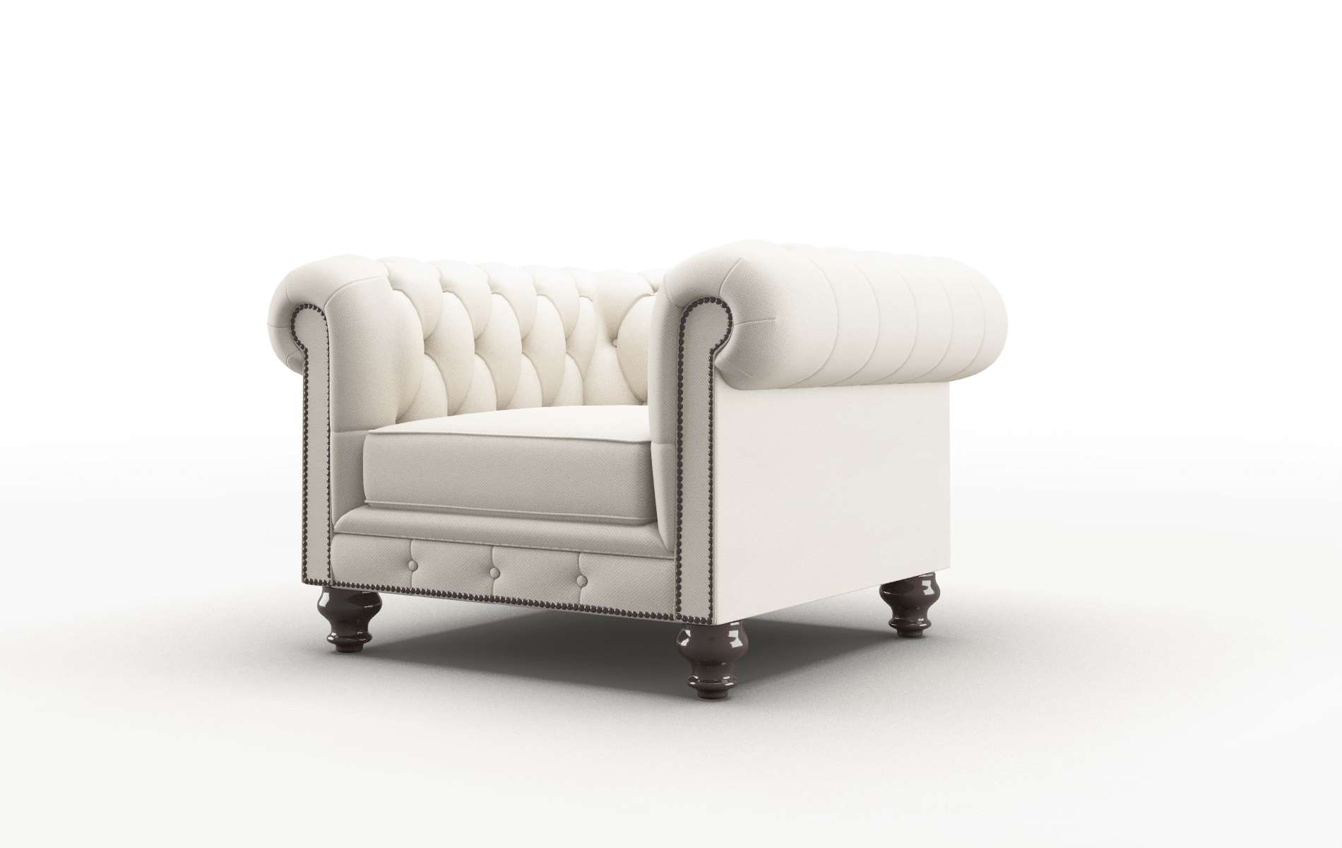 Bordeaux Dawson Sand Chair espresso legs 4