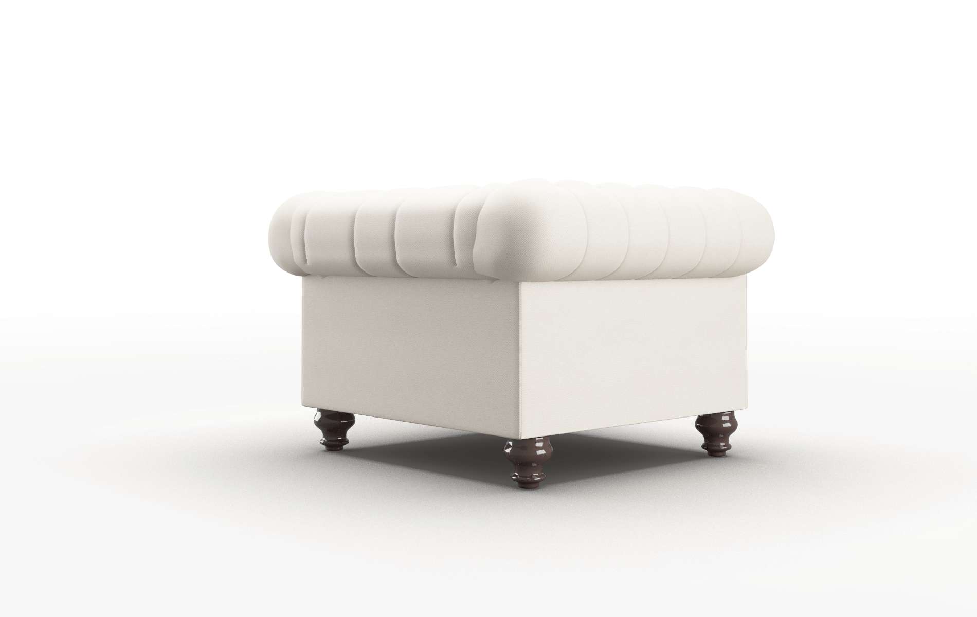 Bordeaux Dawson Sand Chair espresso legs 5