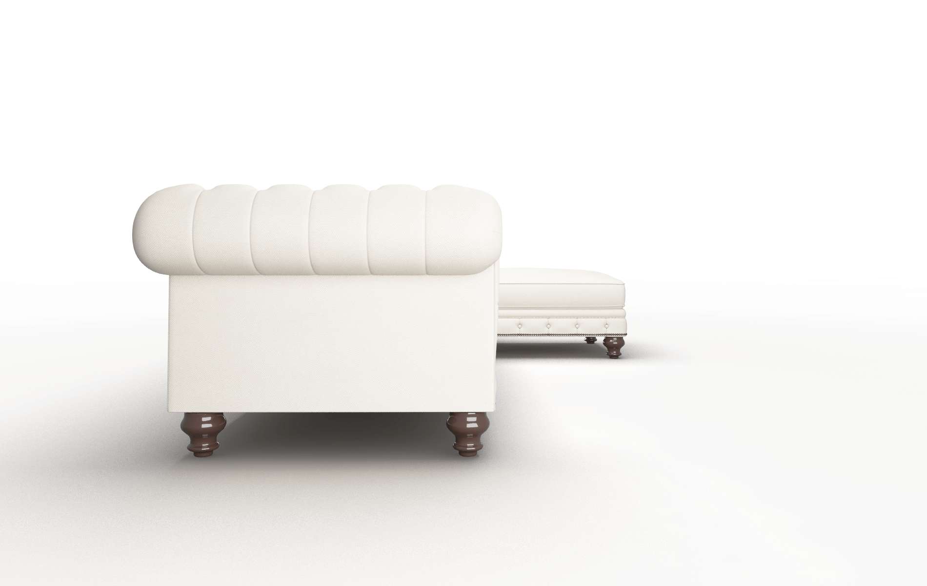 Bordeaux Dawson Sand Panel espresso legs 3